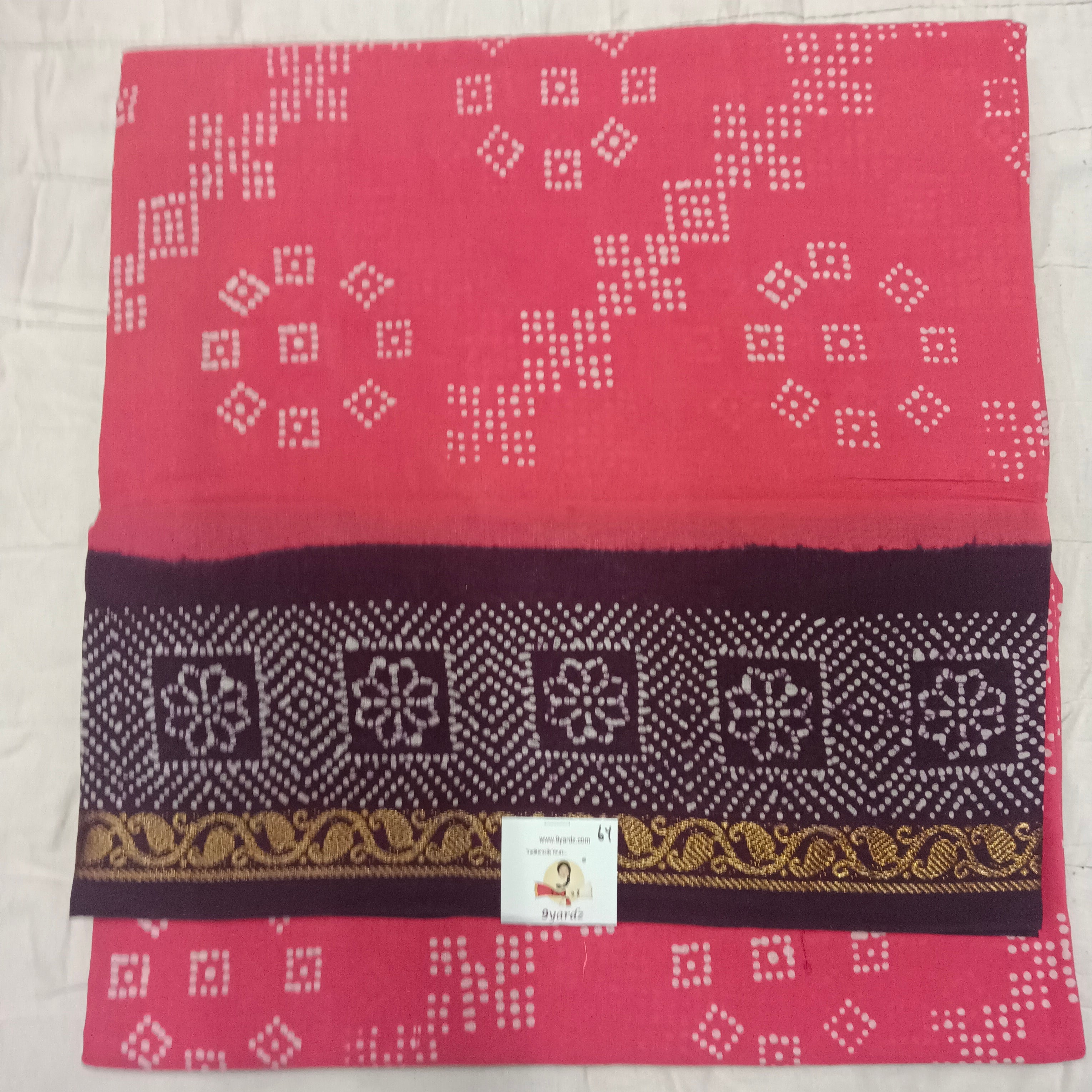 Sungudi cotton 6 yards
