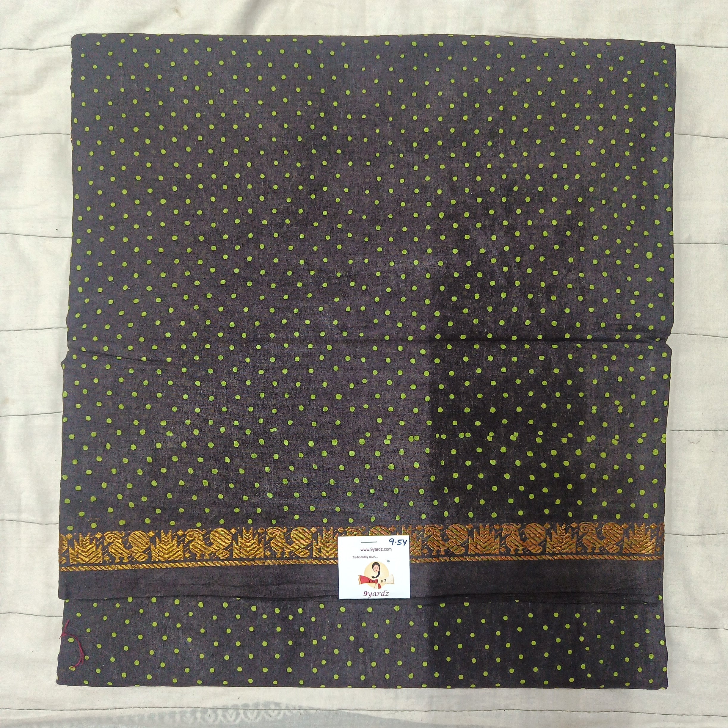 Sungudi cotton 9.5 yards madisar