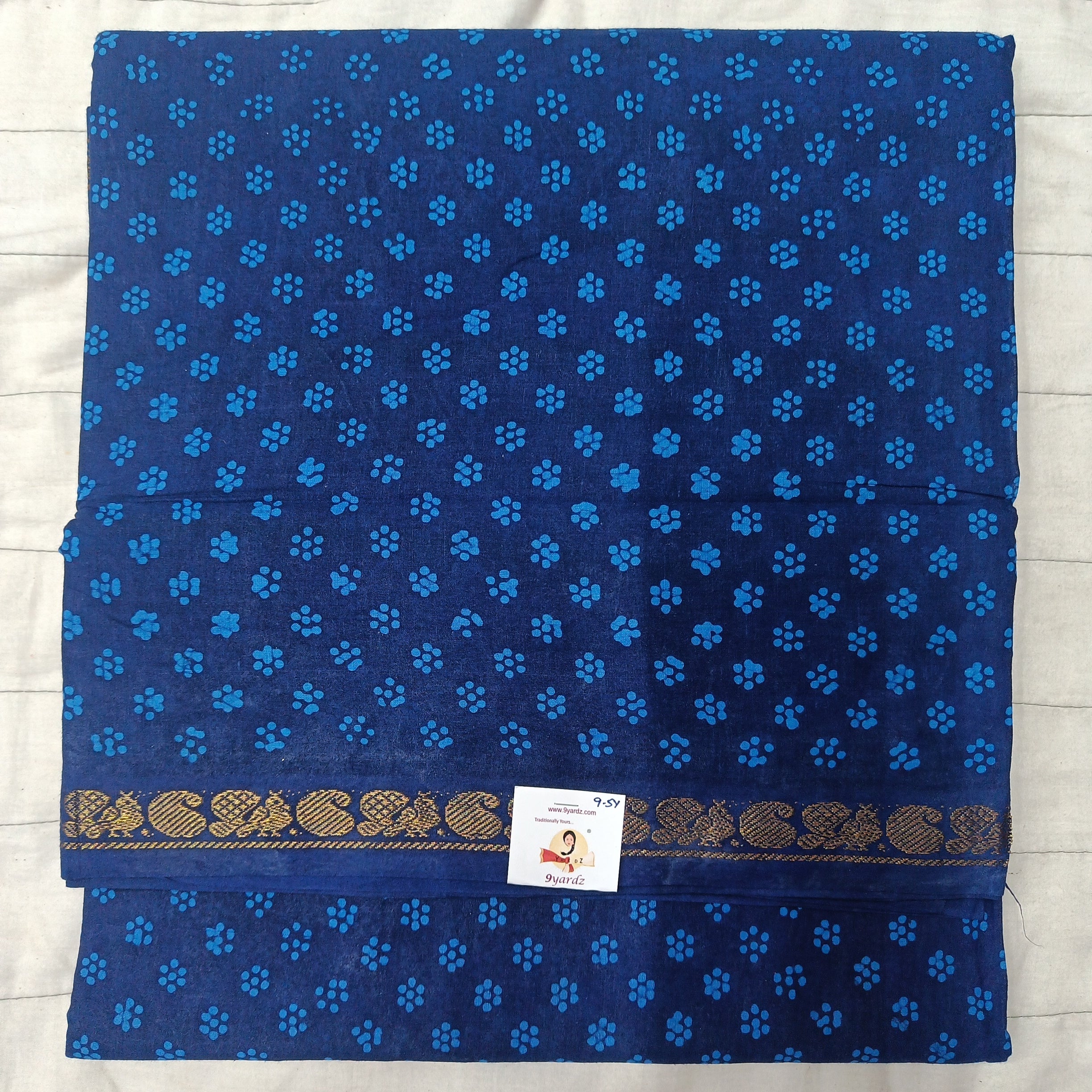 Sungudi cotton 9.5 yards madisar