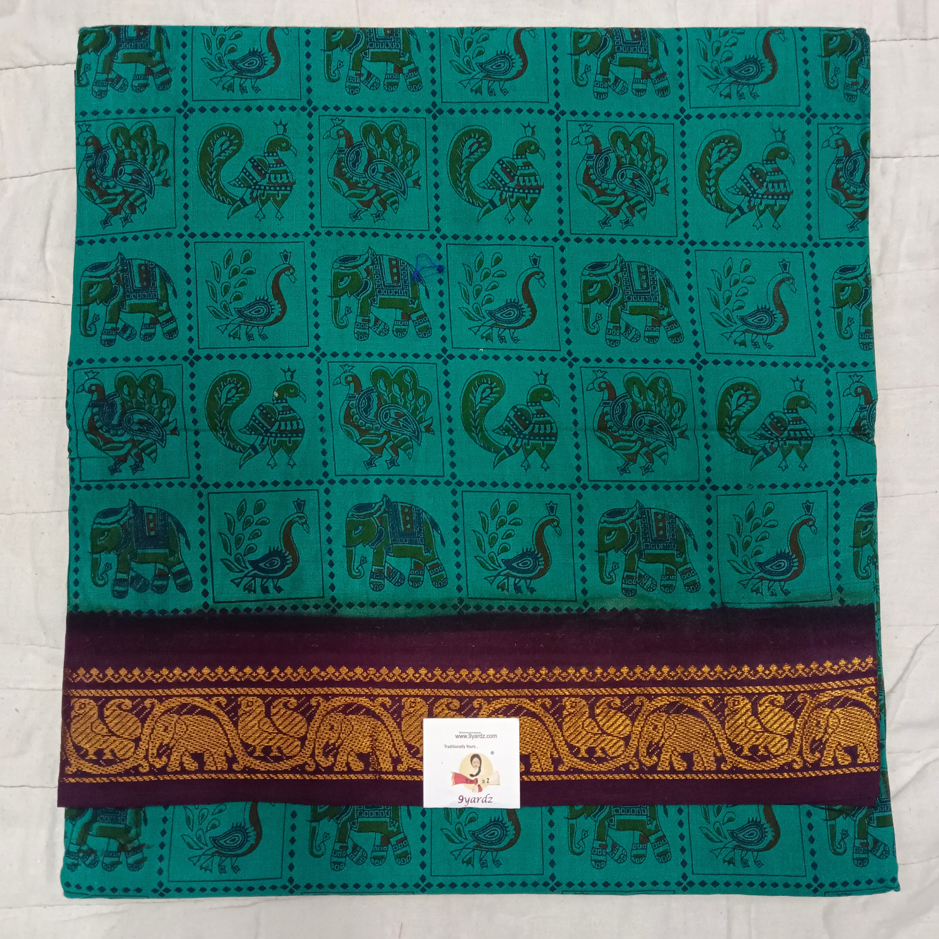Sungudi cotton 6 yards