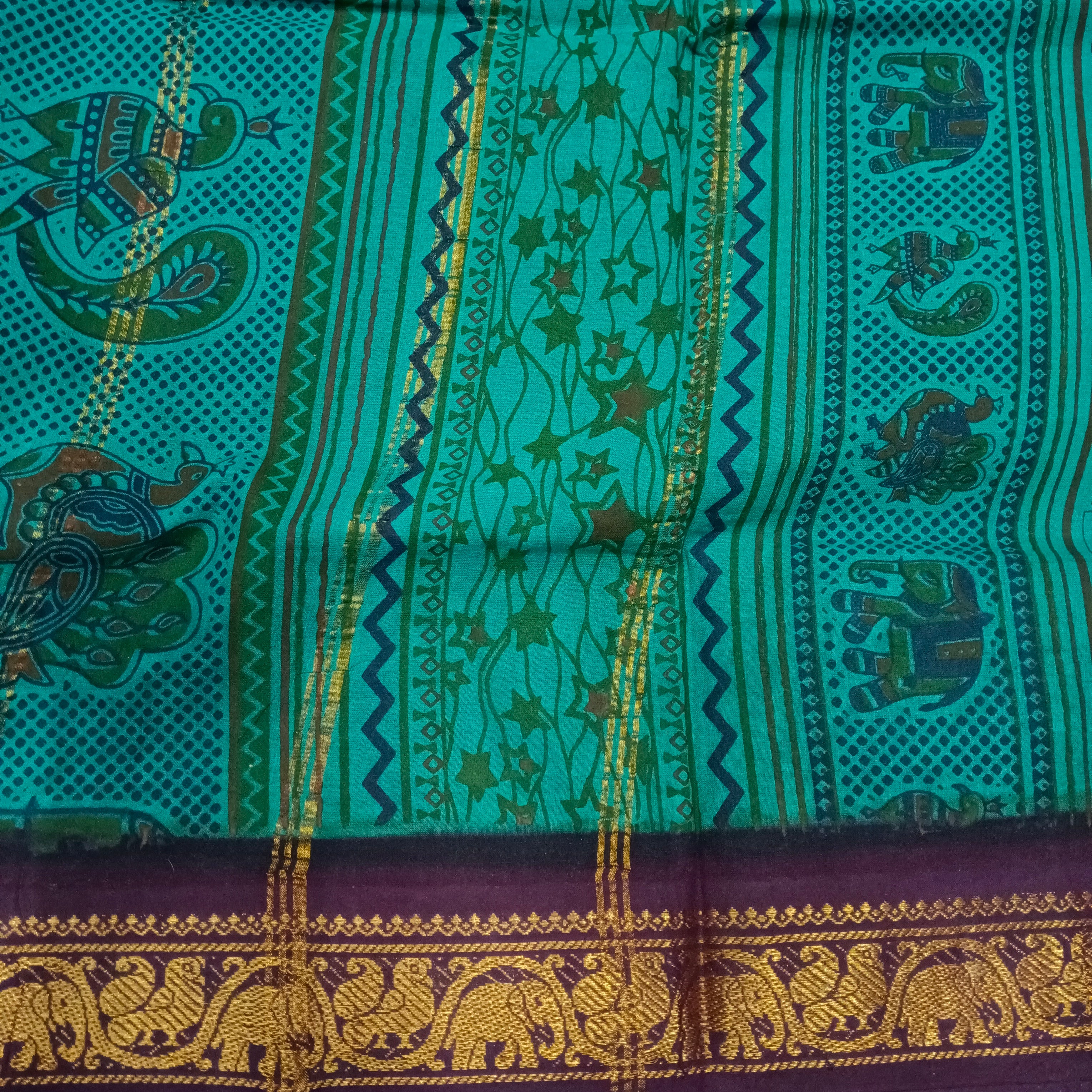 Sungudi cotton 6 yards