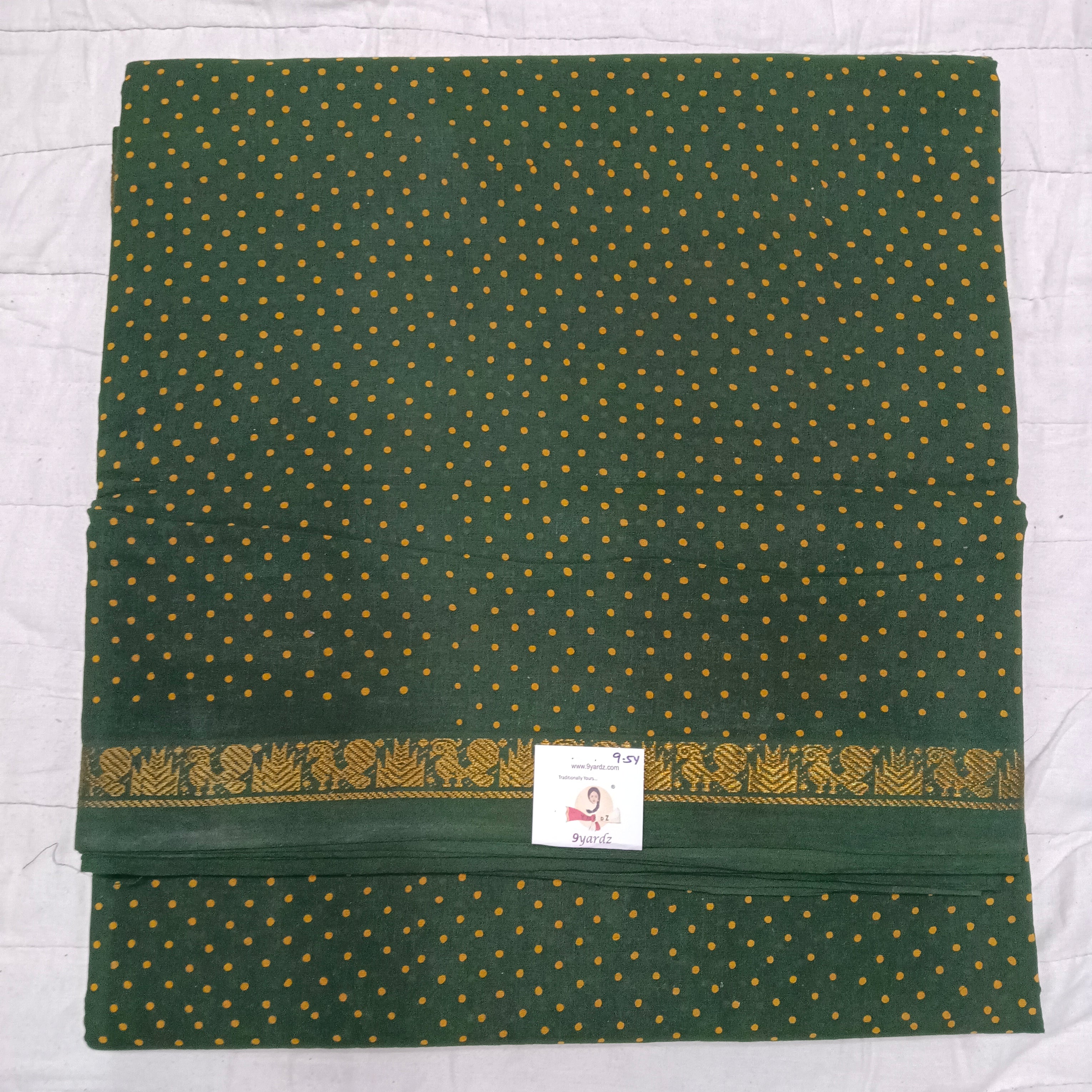 Sungudi cotton 9.5 yards madisar