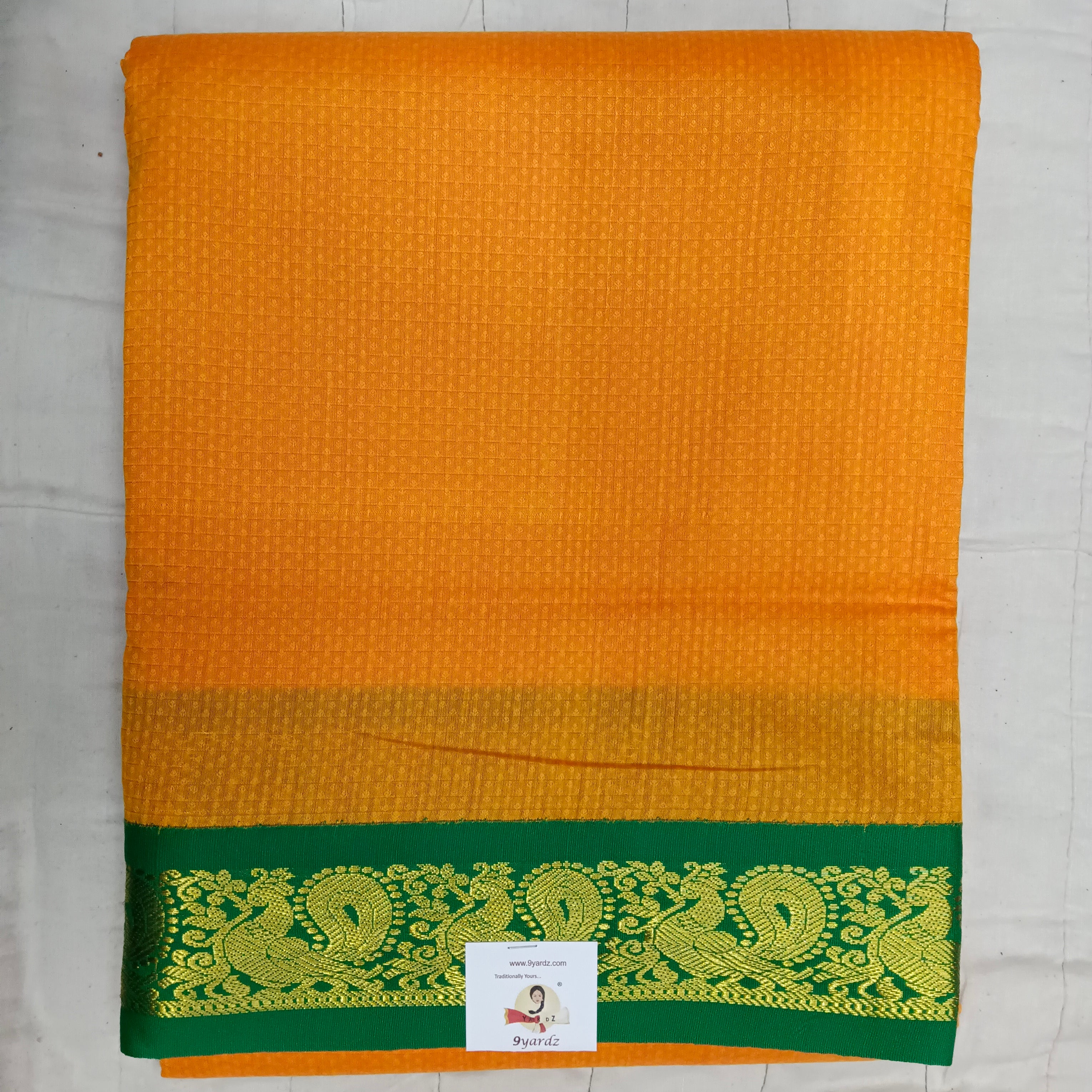 Akshaya cotton 10.25 yards madisar embossed
