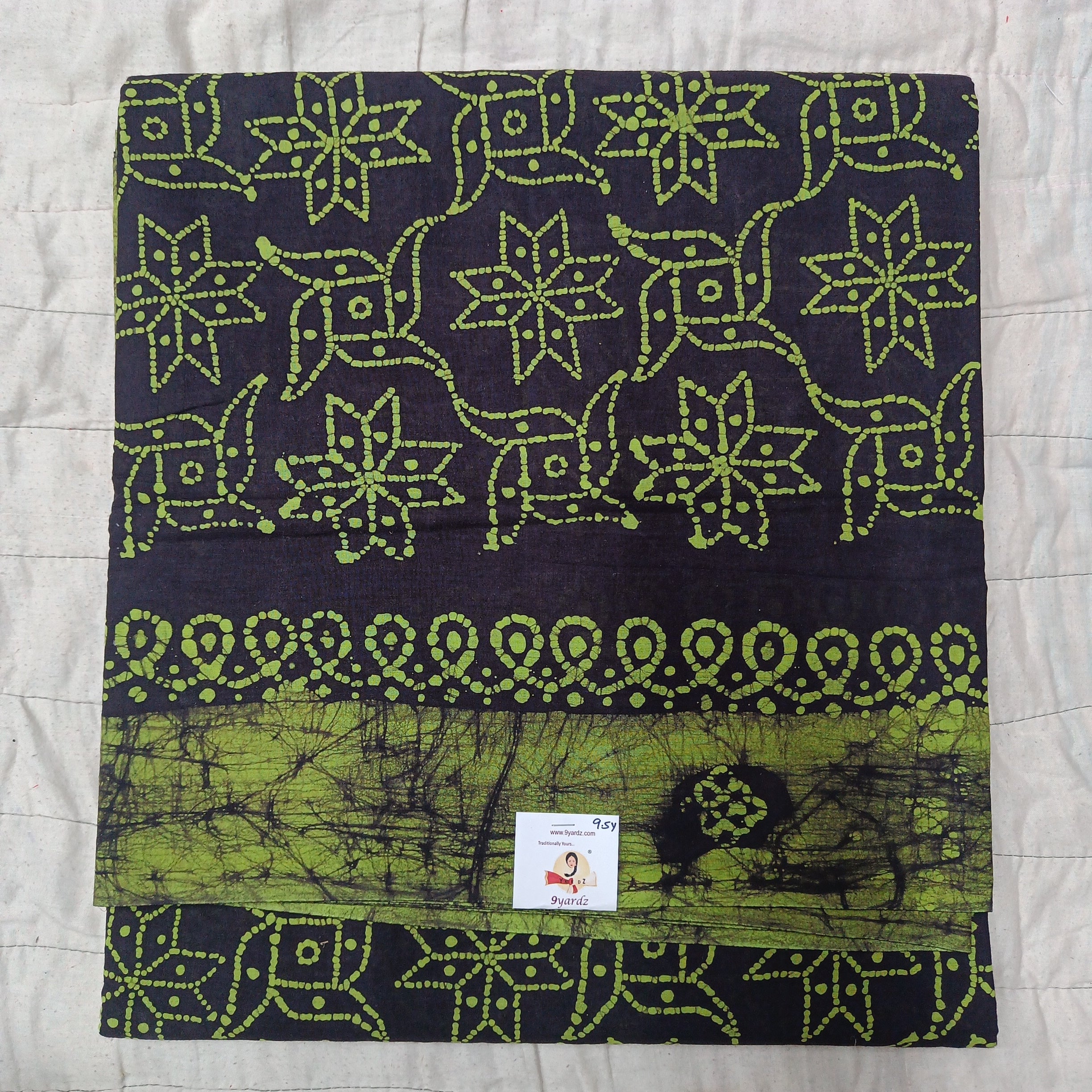 Sungudi cotton 9.5 yards madisar