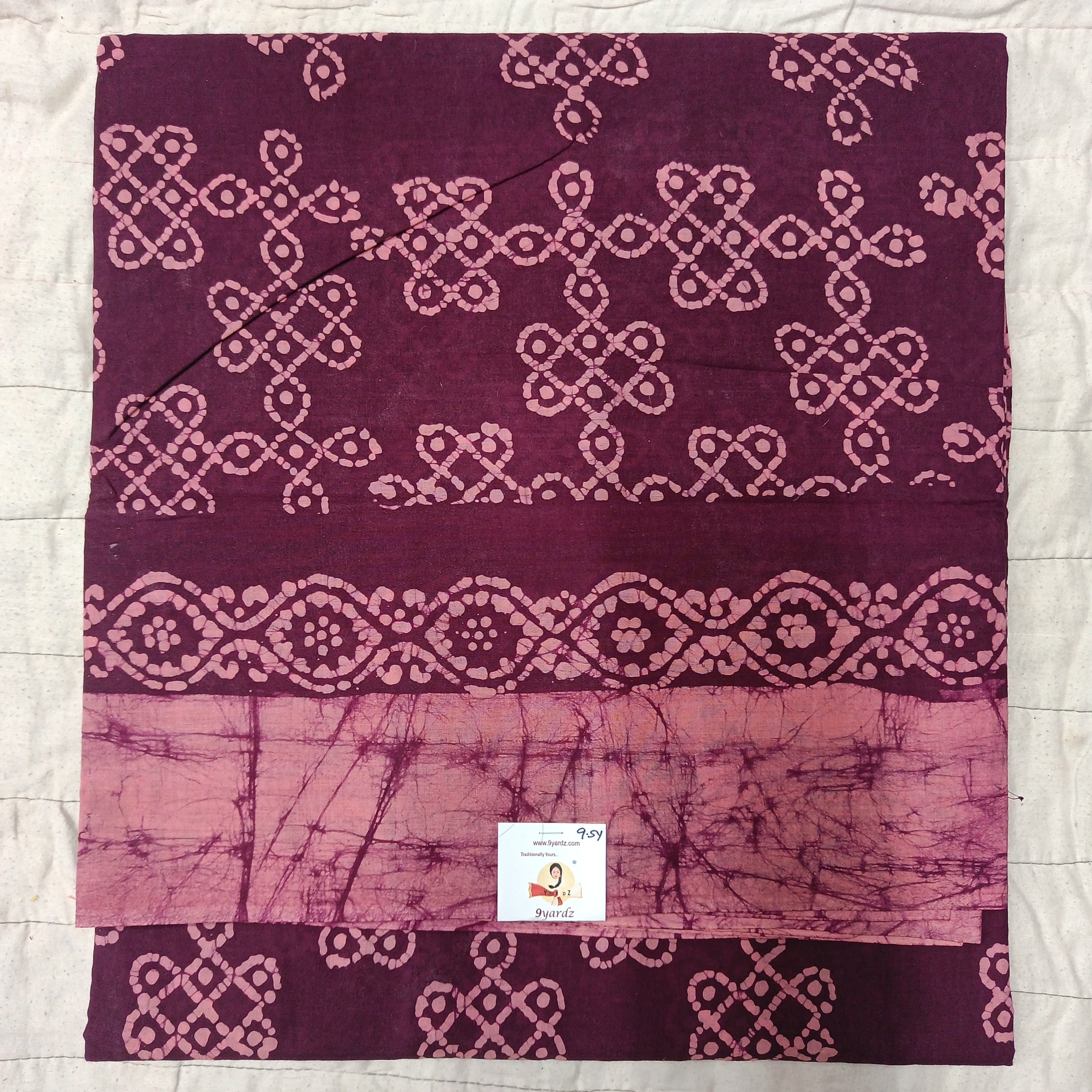 Sungudi cotton 9.5 yards madisar