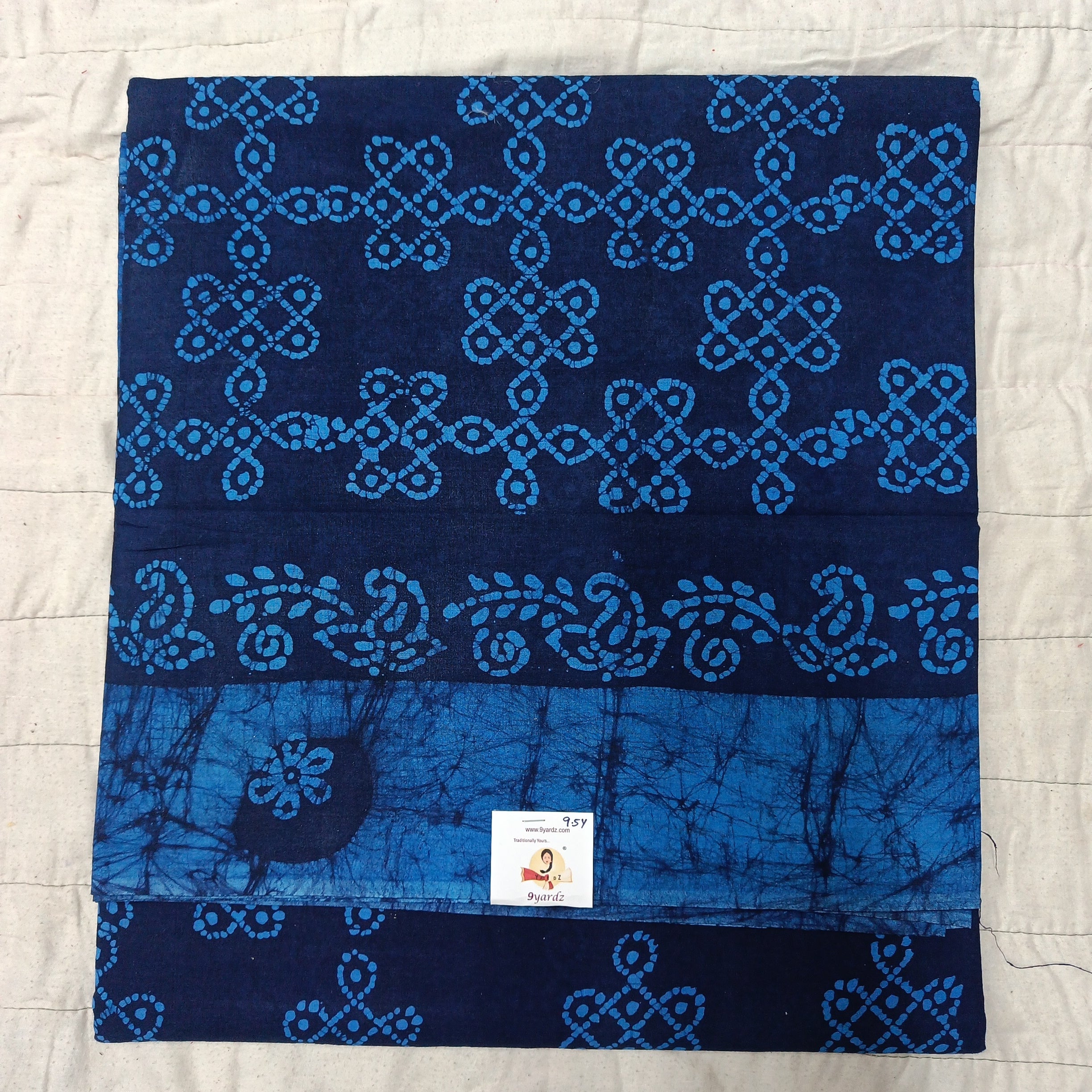 Sungudi cotton 9.5 yards madisar