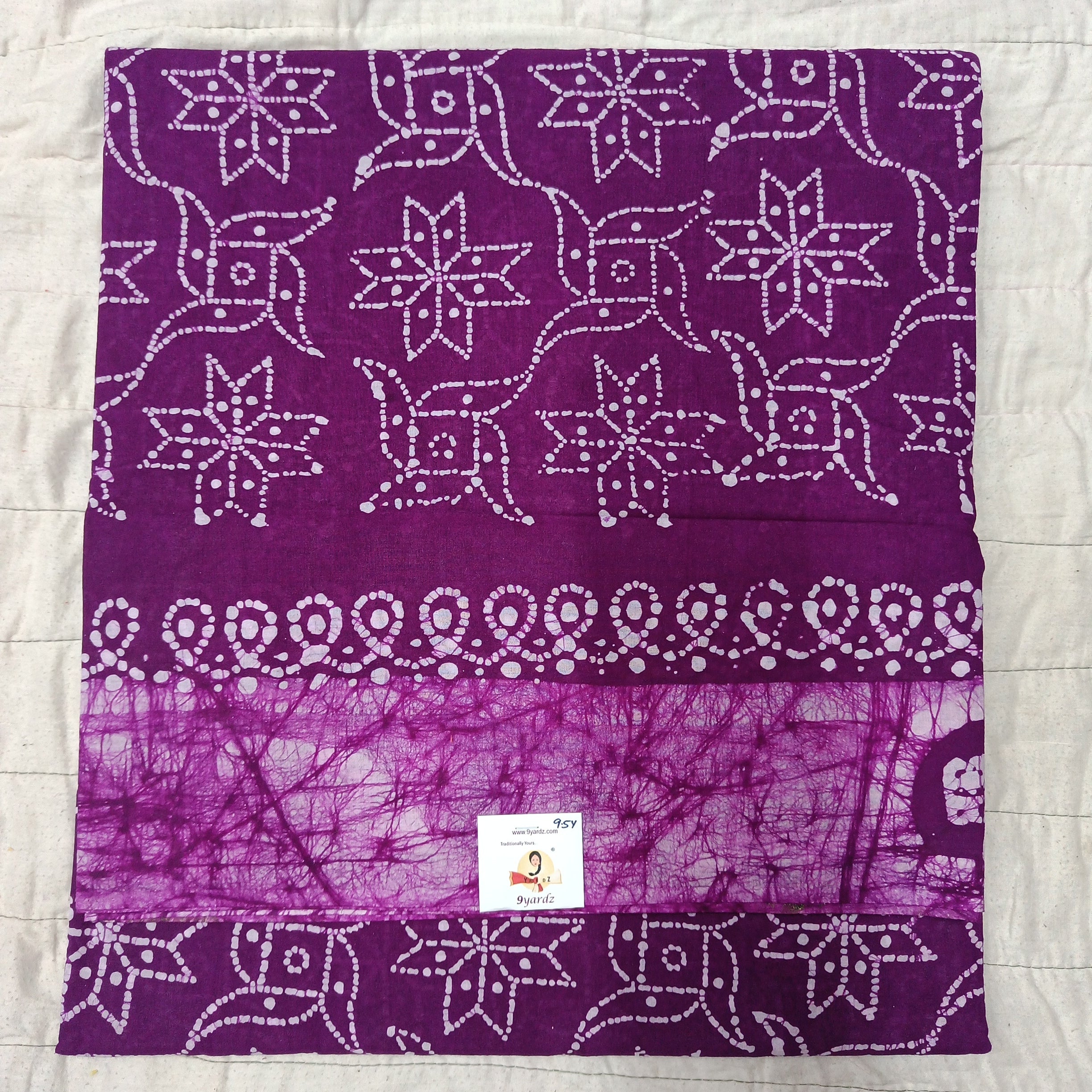 Sungudi cotton 9.5 yards madisar