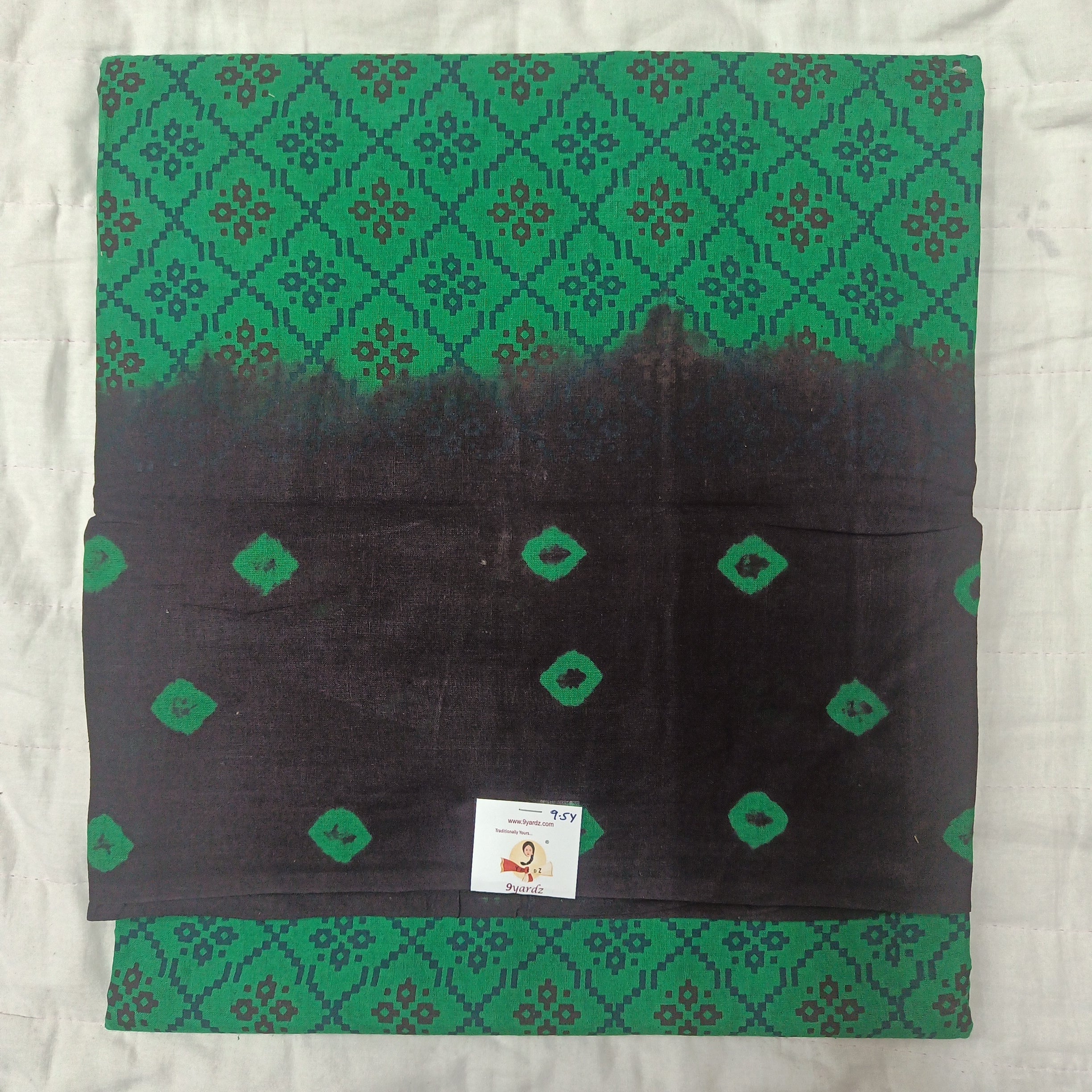 Sungudi cotton 9.5 yards madisar