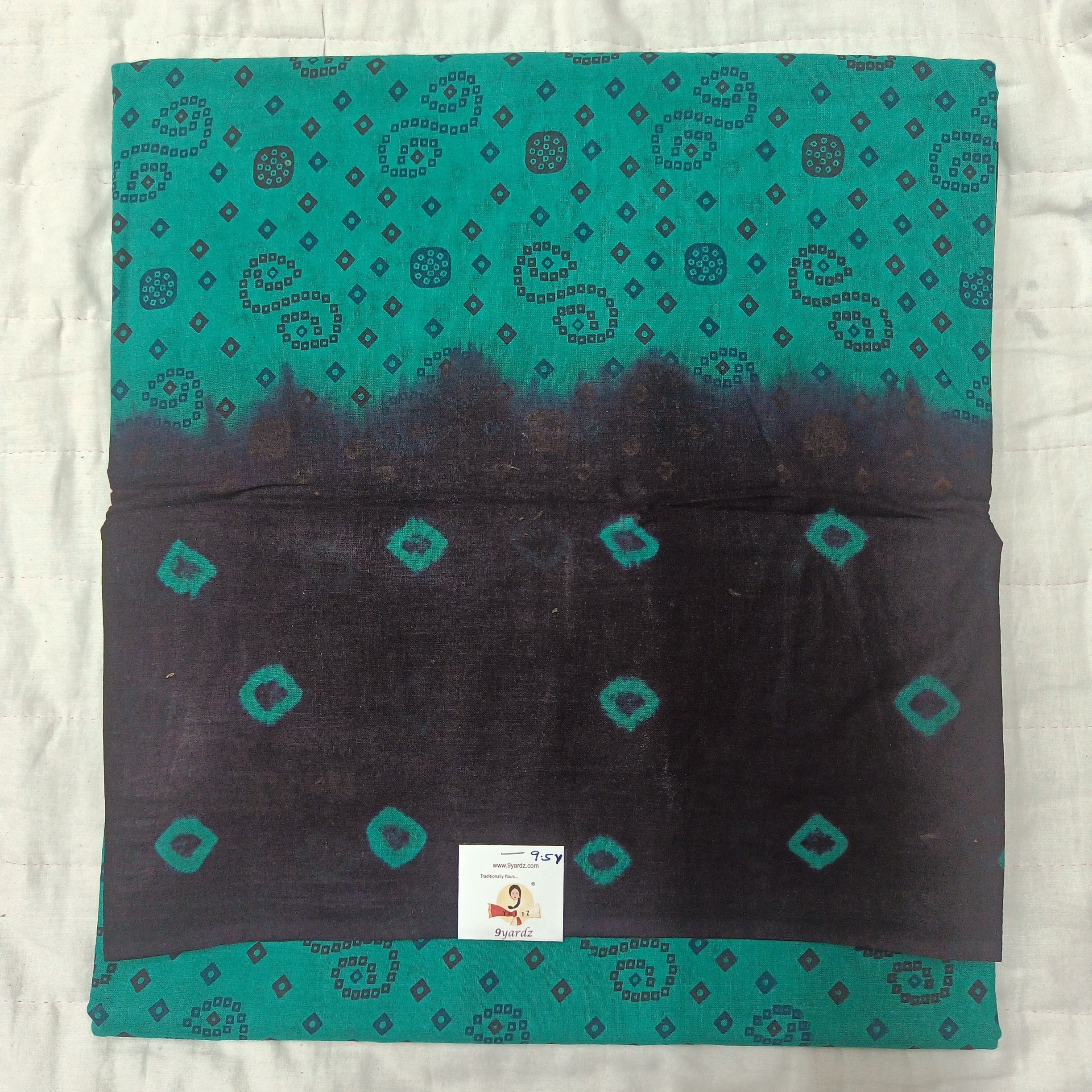 Sungudi cotton 9.5 yards madisar