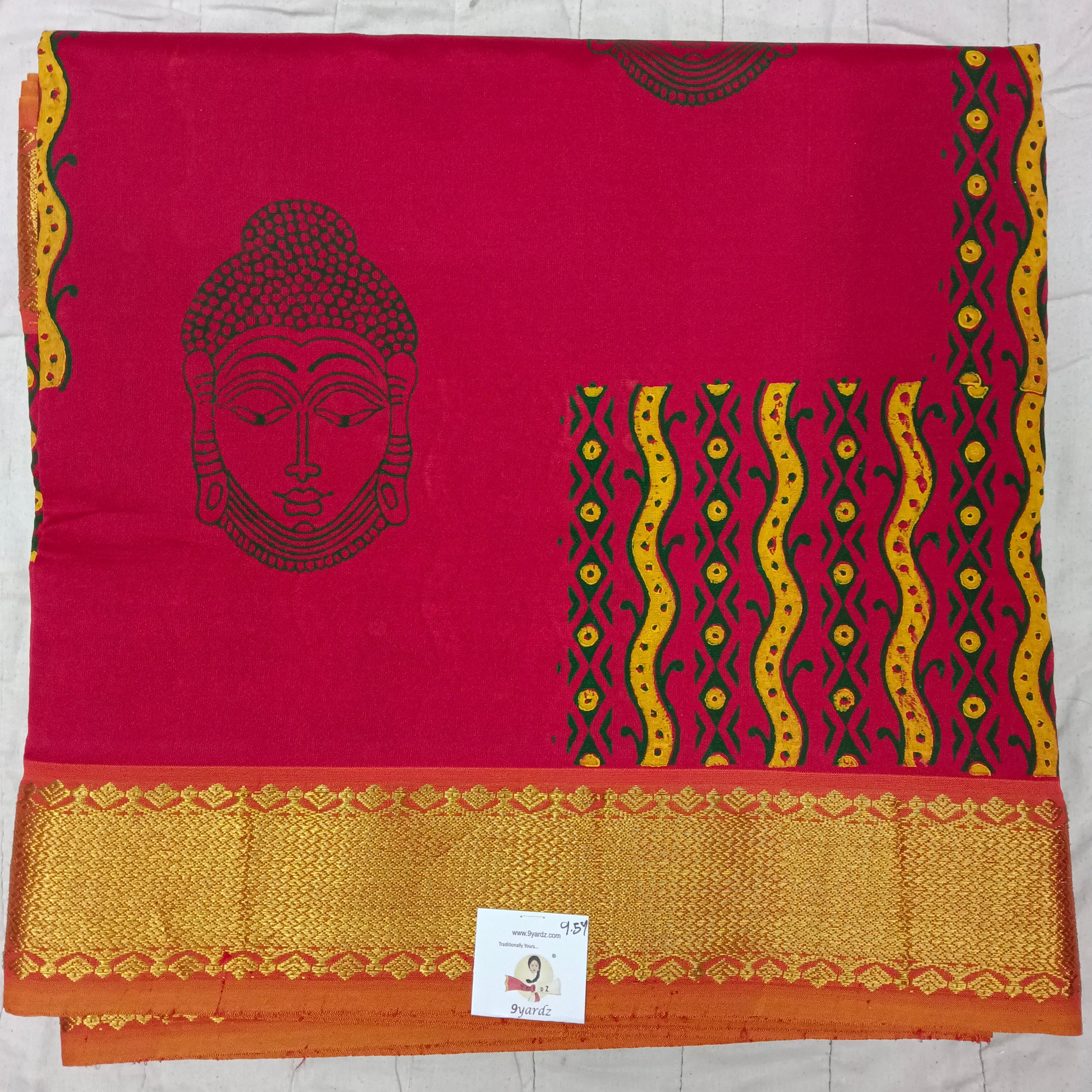 Semi Silk cotton printed Madisar
