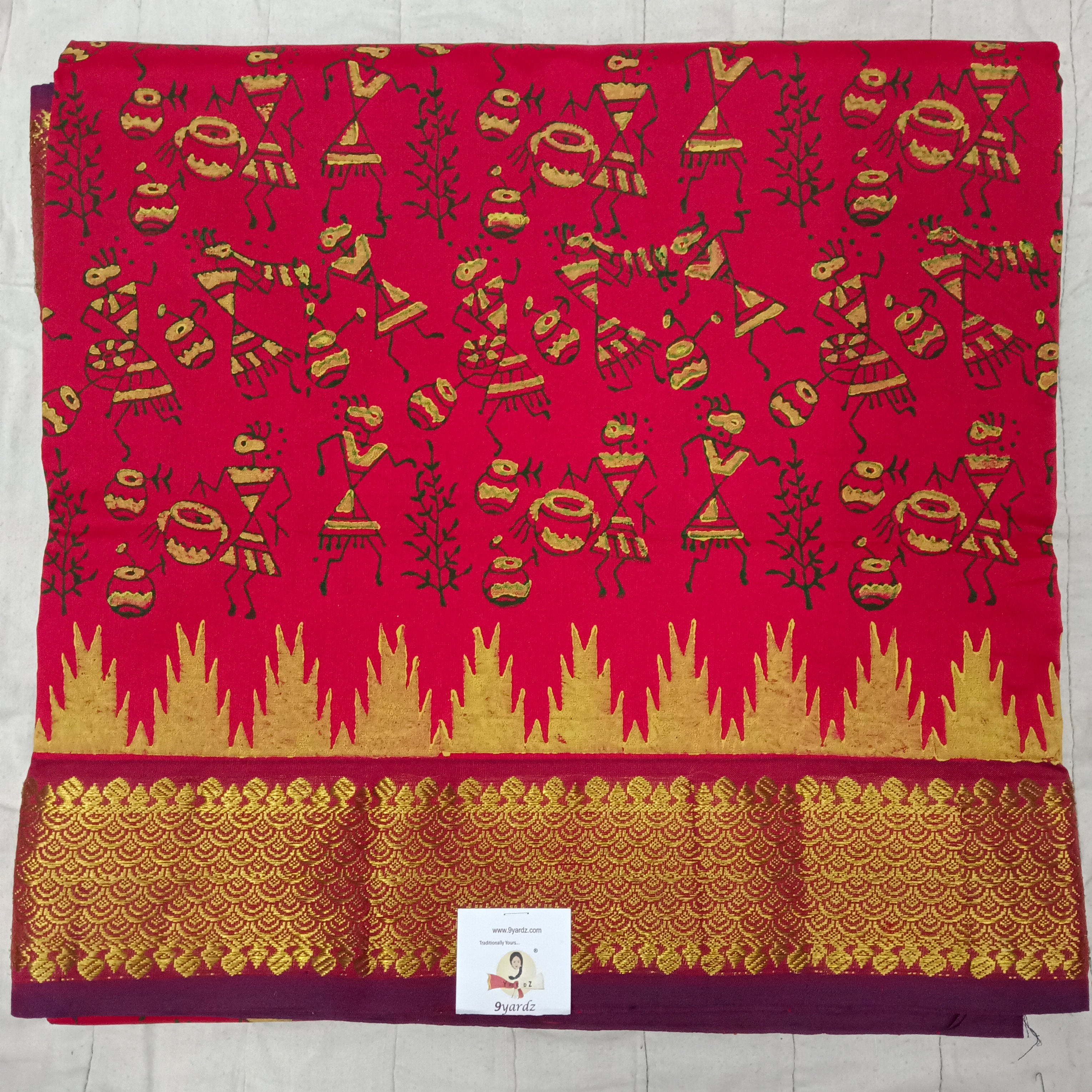 Semi Silk cotton printed Madisar