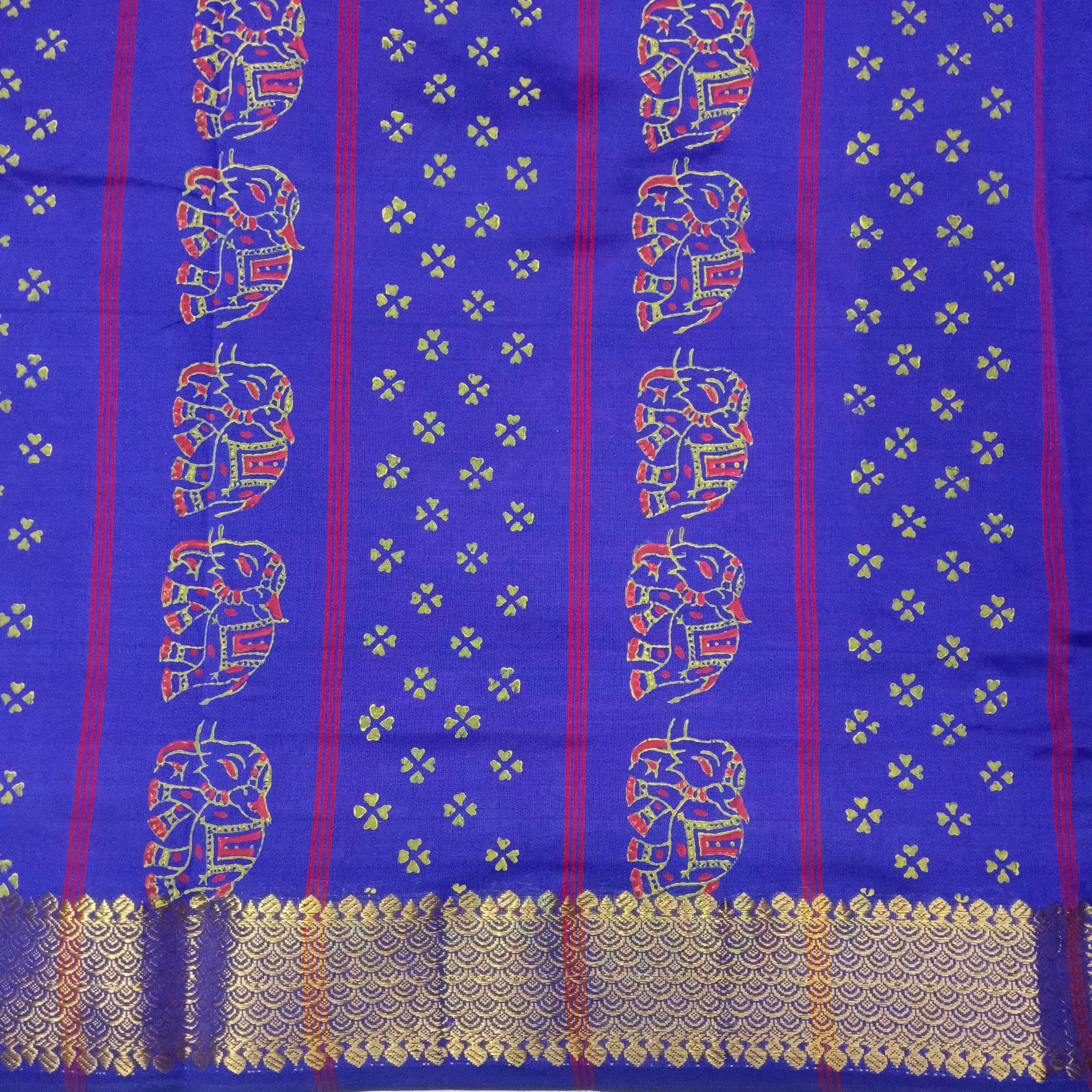 Semi Silk cotton printed Madisar