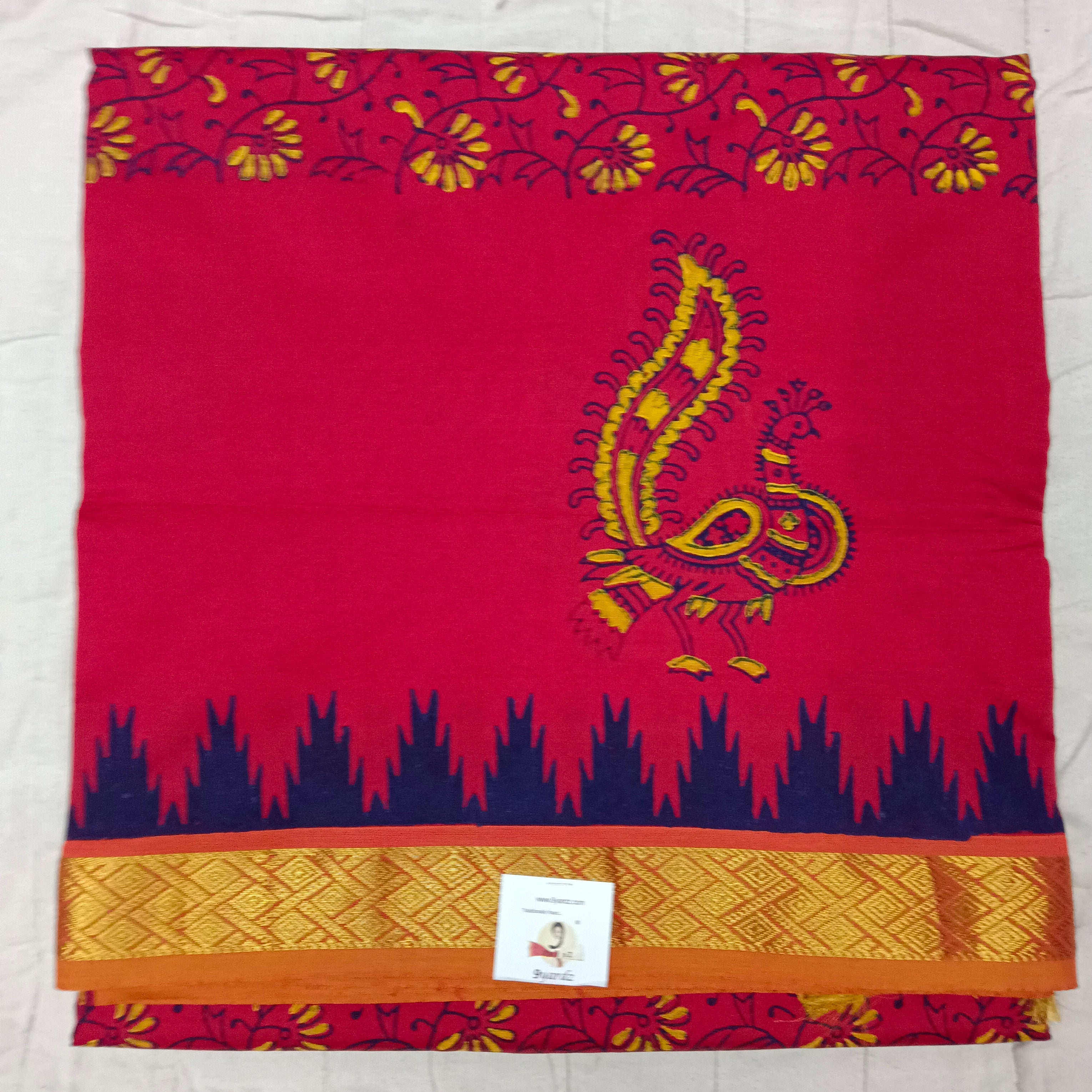 Semi Silk cotton printed Madisar