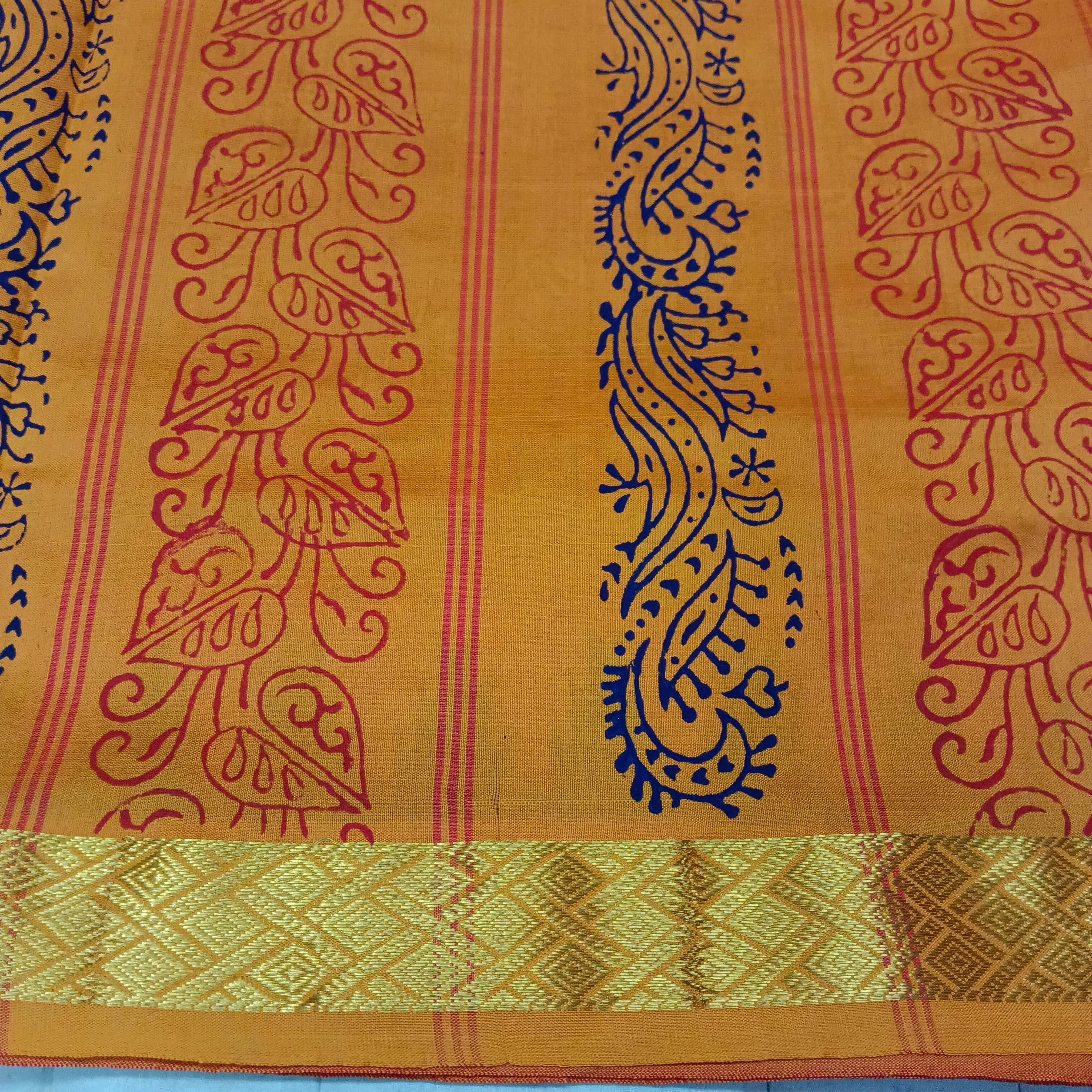 Semi Silk cotton printed Madisar