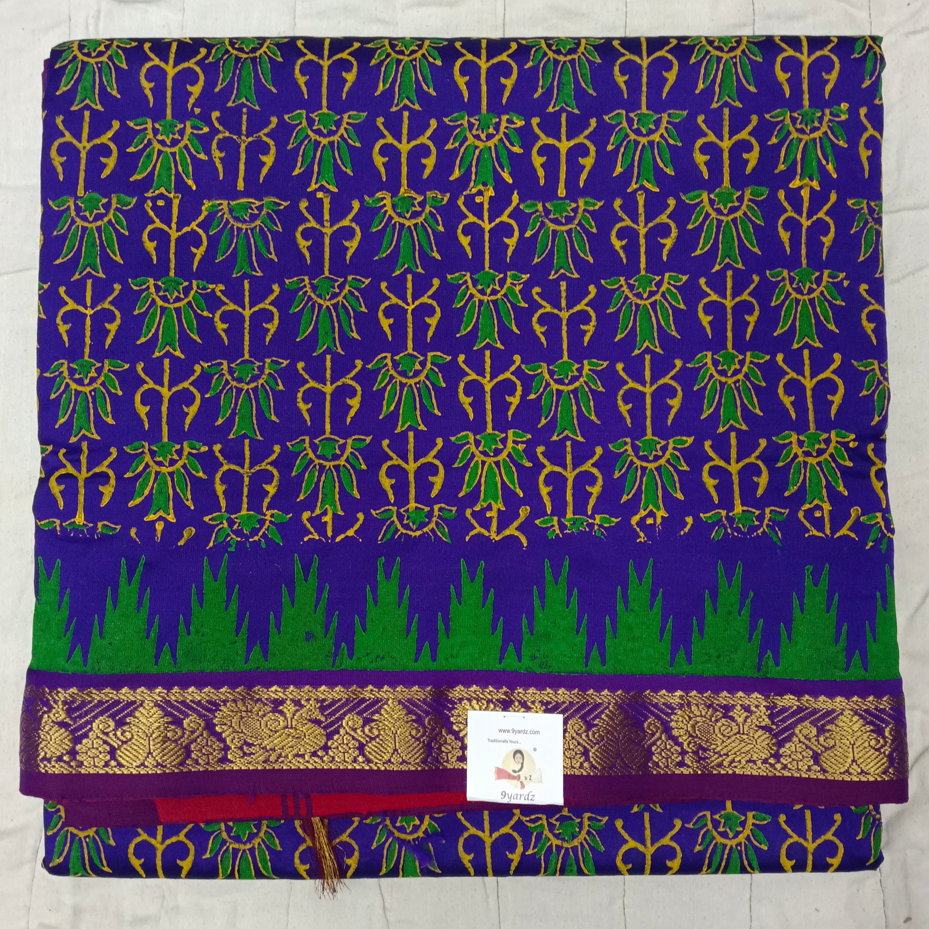 Semi Silk cotton printed Madisar