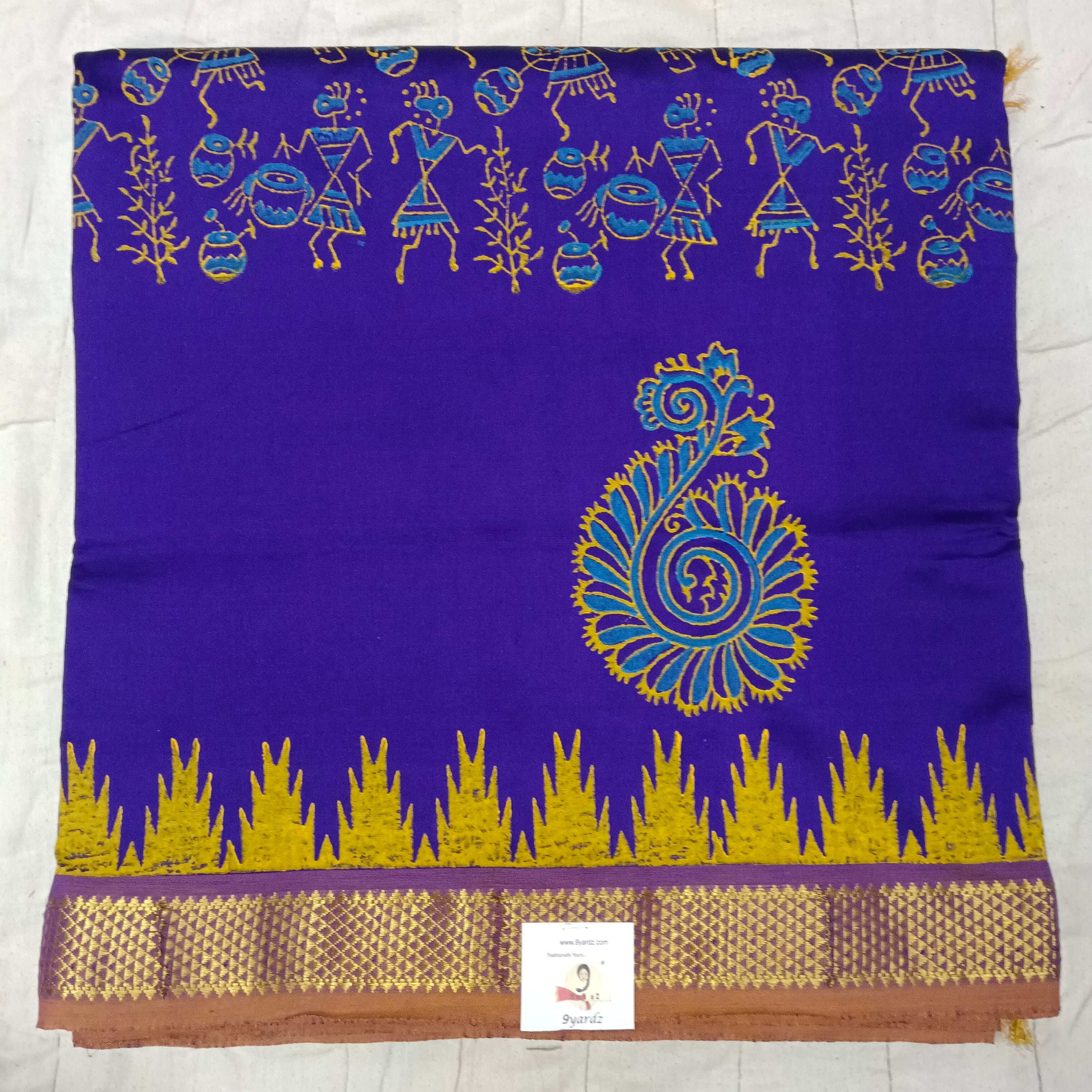 Semi Silk cotton printed Madisar