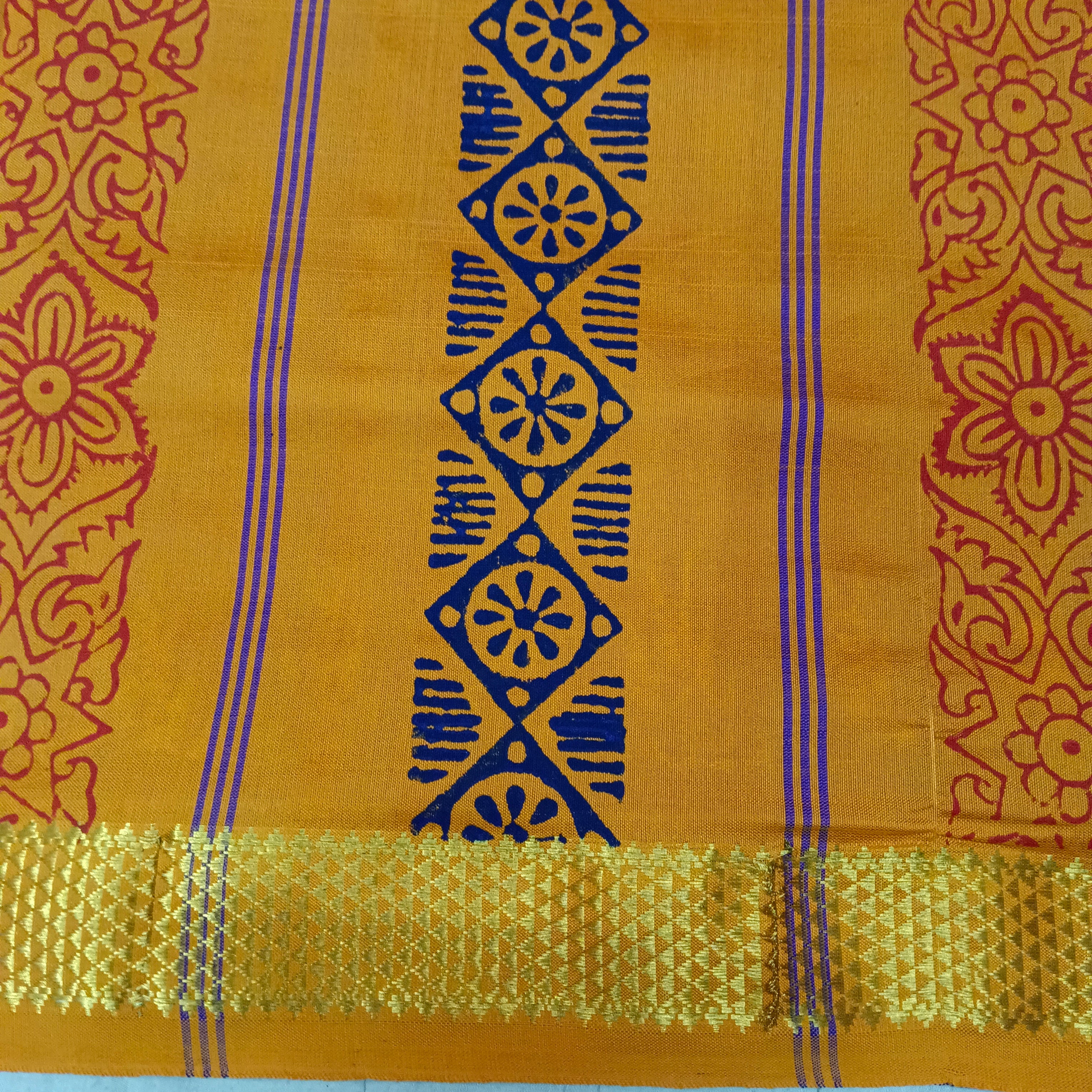 Semi Silk cotton printed Madisar