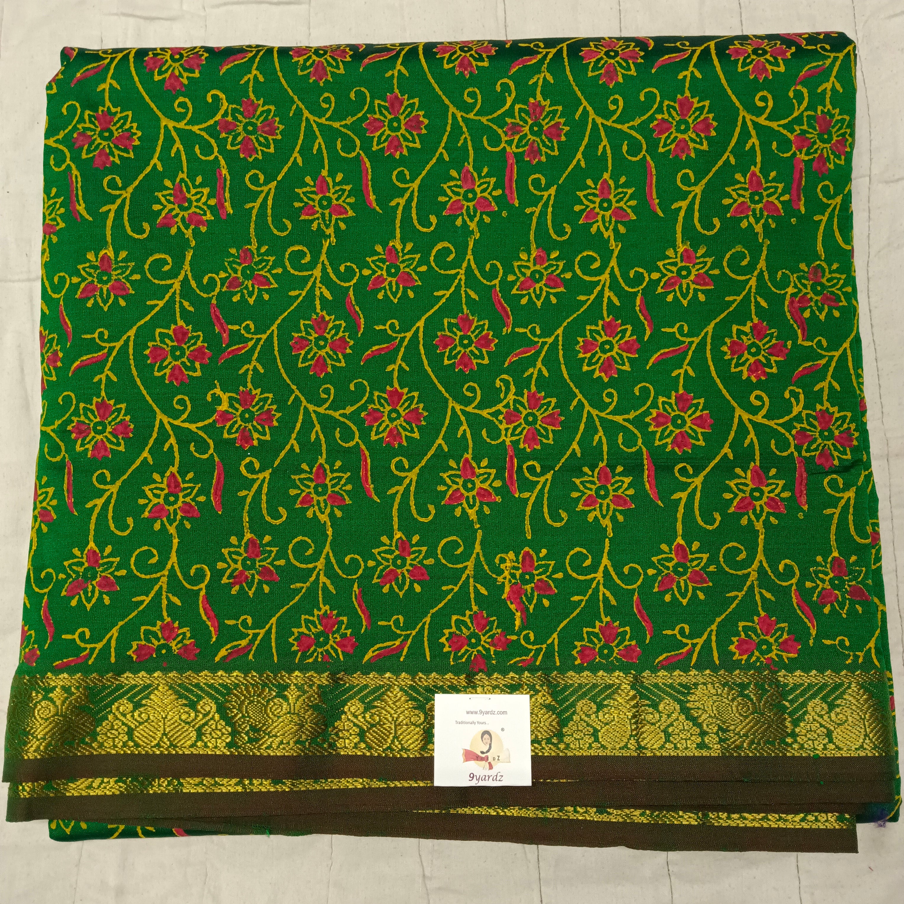 Semi Silk cotton printed Madisar