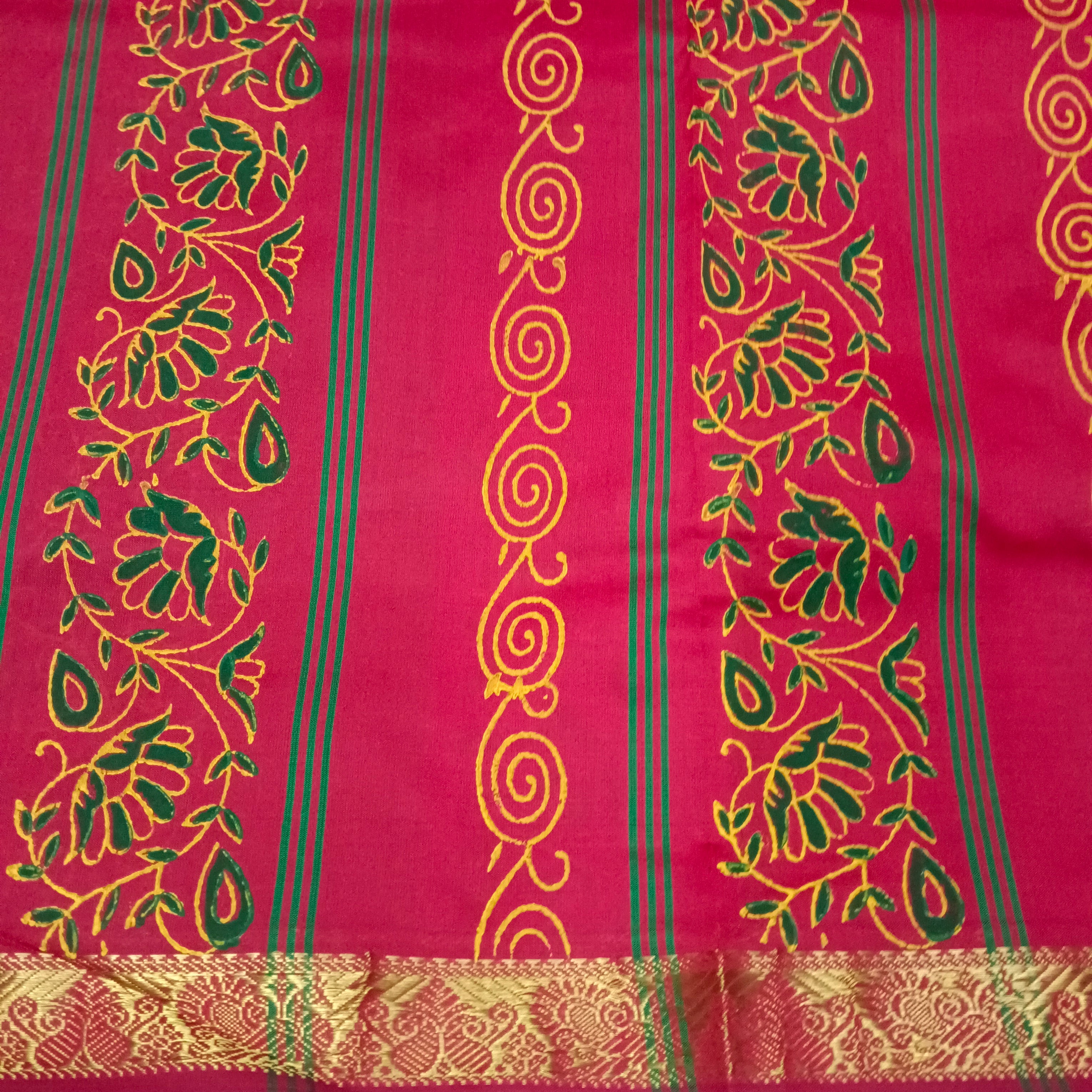 Semi Silk cotton printed Madisar