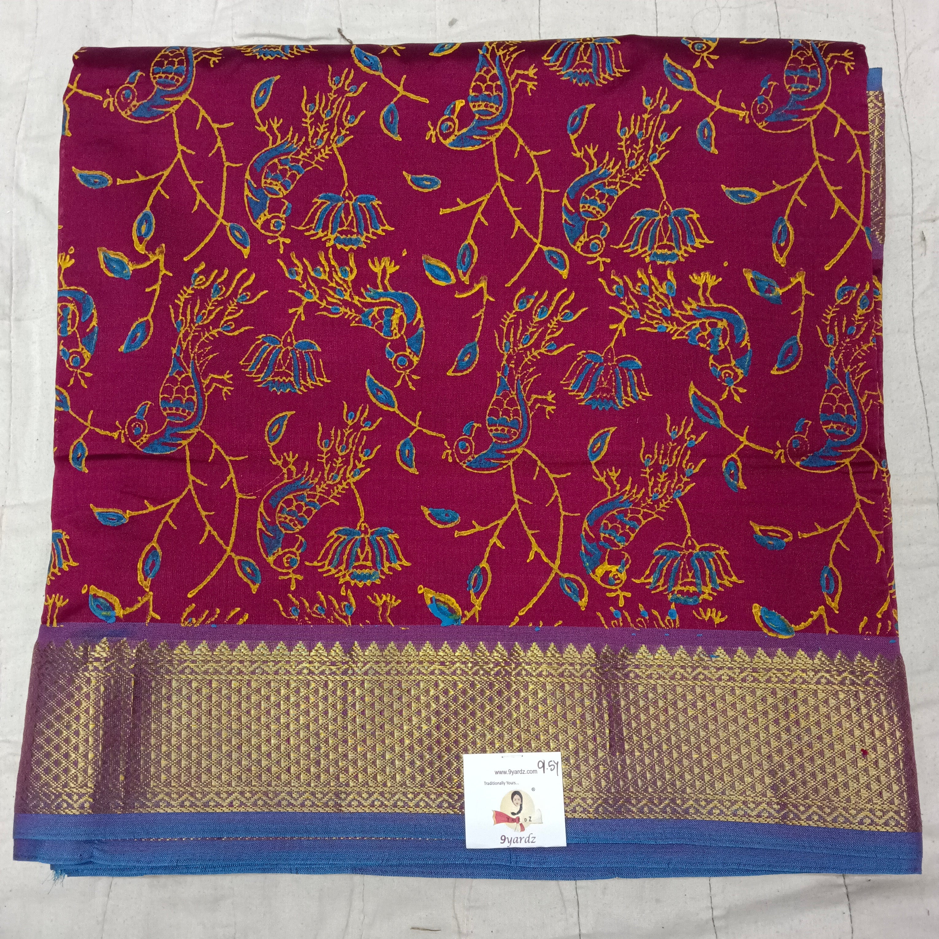 Semi Silk cotton printed Madisar