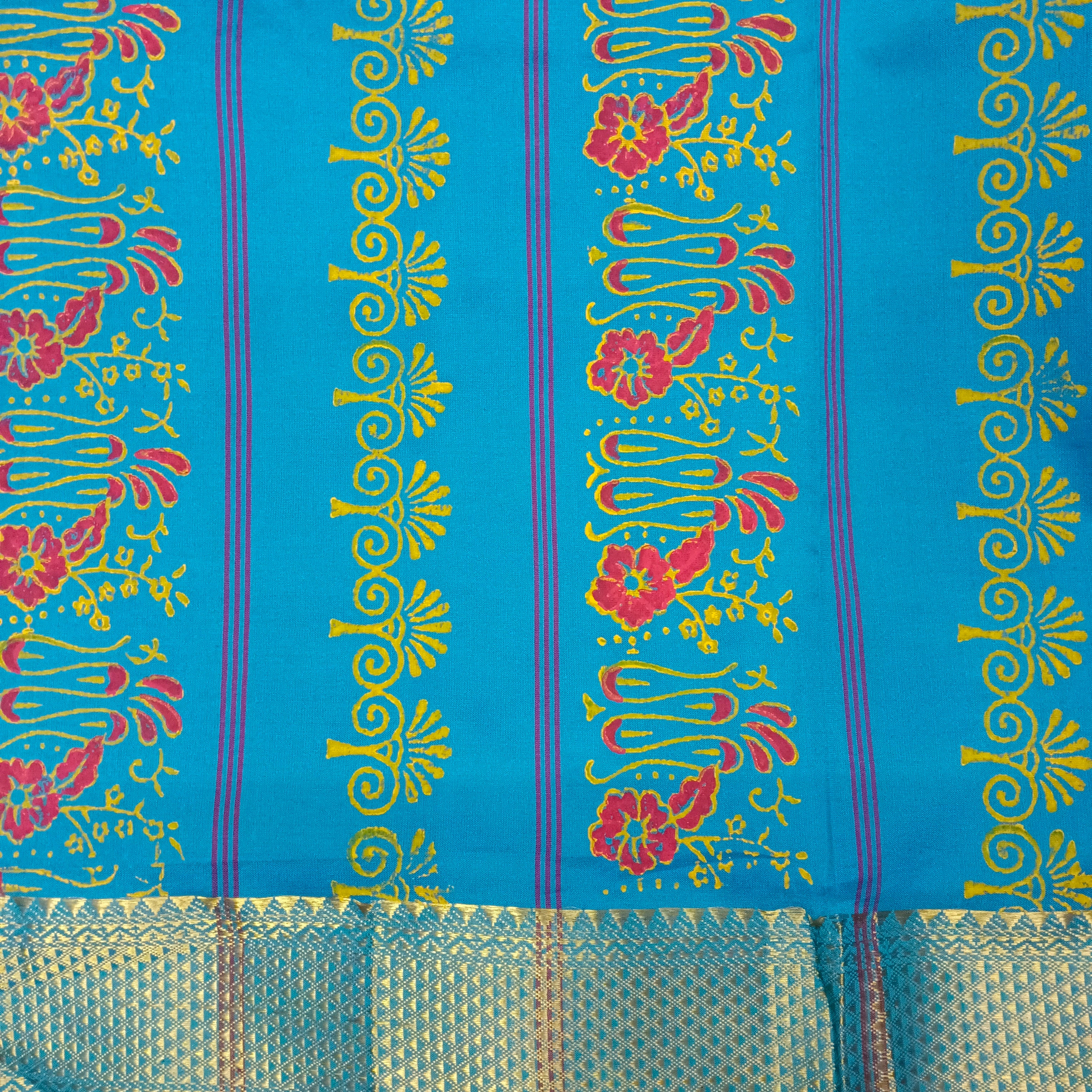 Semi Silk cotton printed Madisar