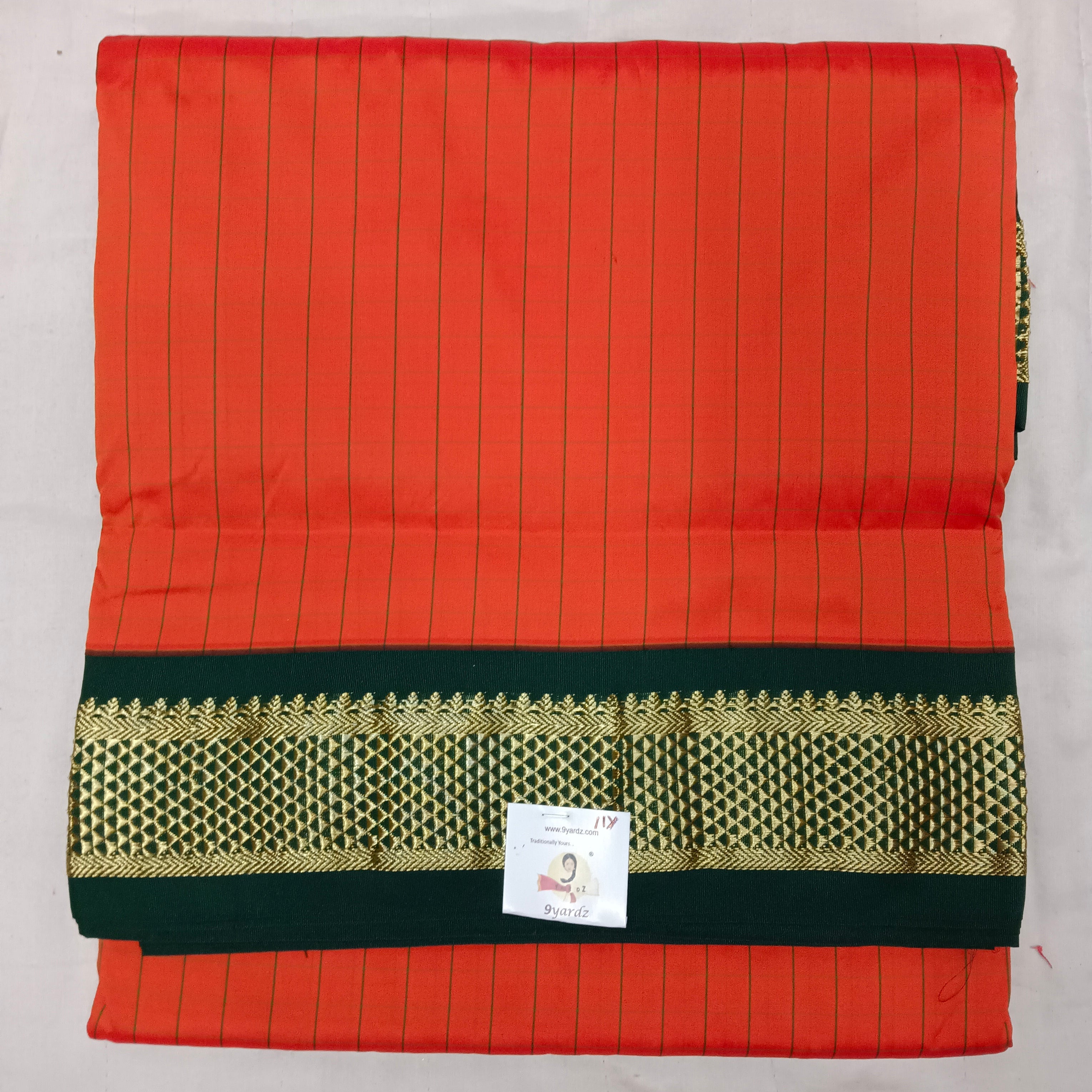 Poly silk 11yards checked madisar