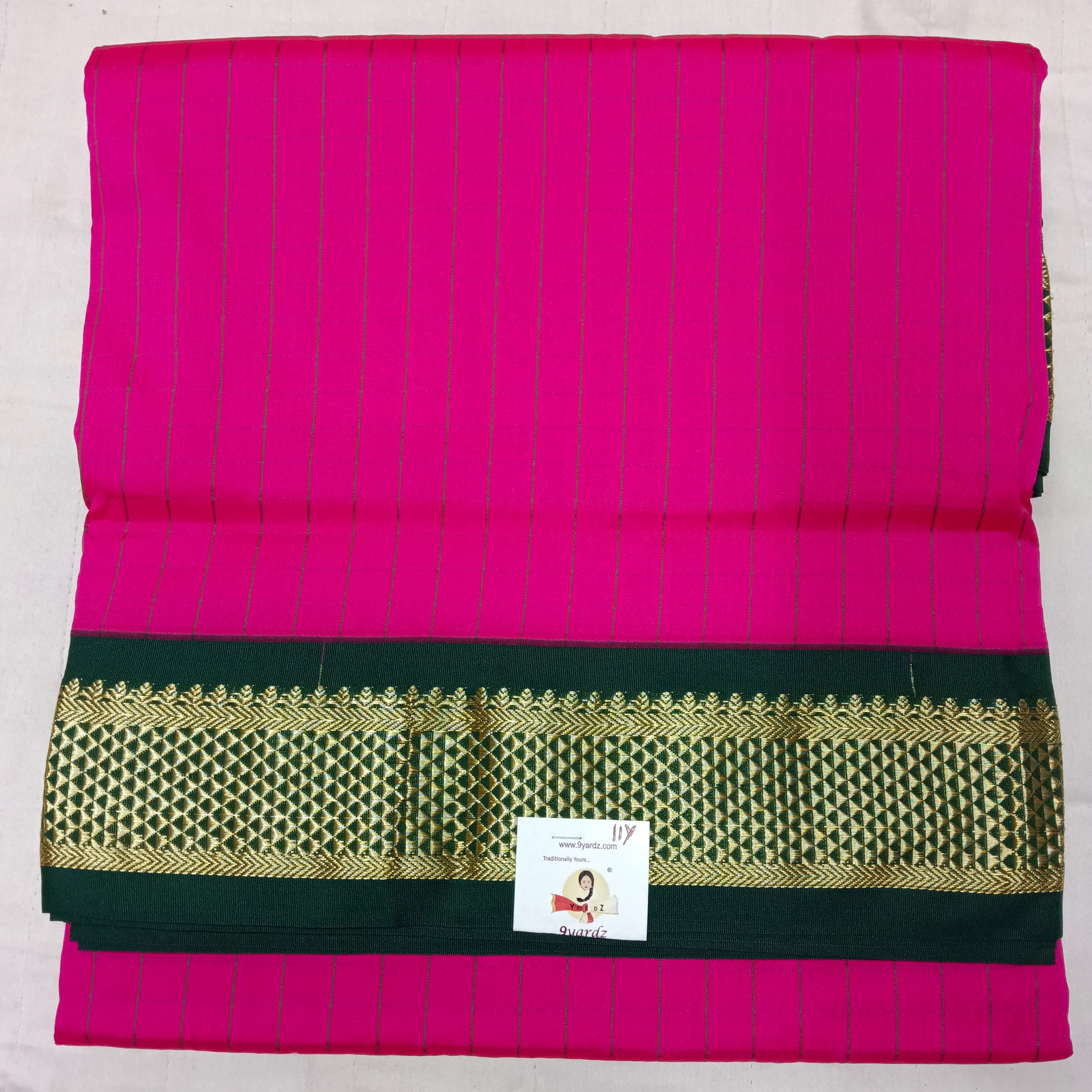 Poly silk 11yards checked madisar