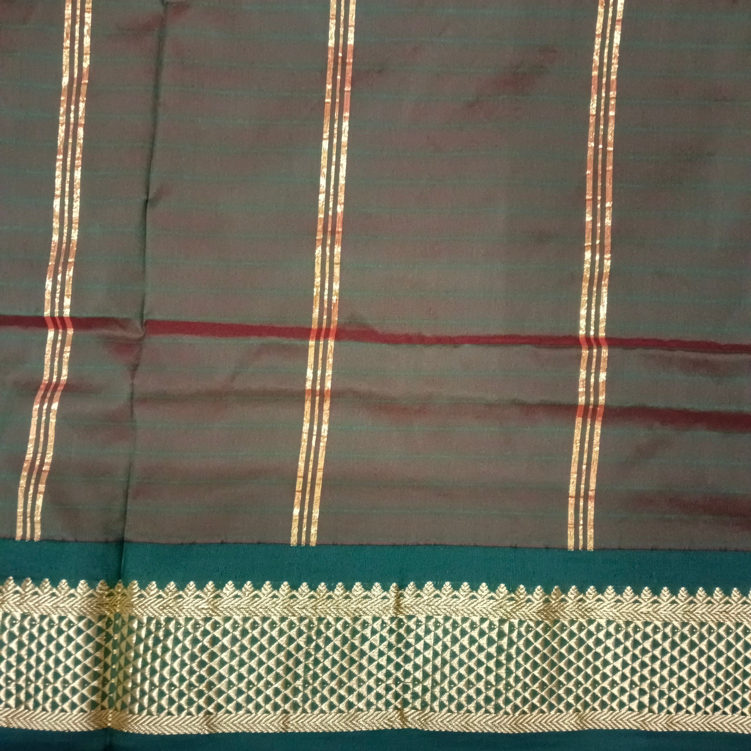 Poly silk 11yards checked madisar