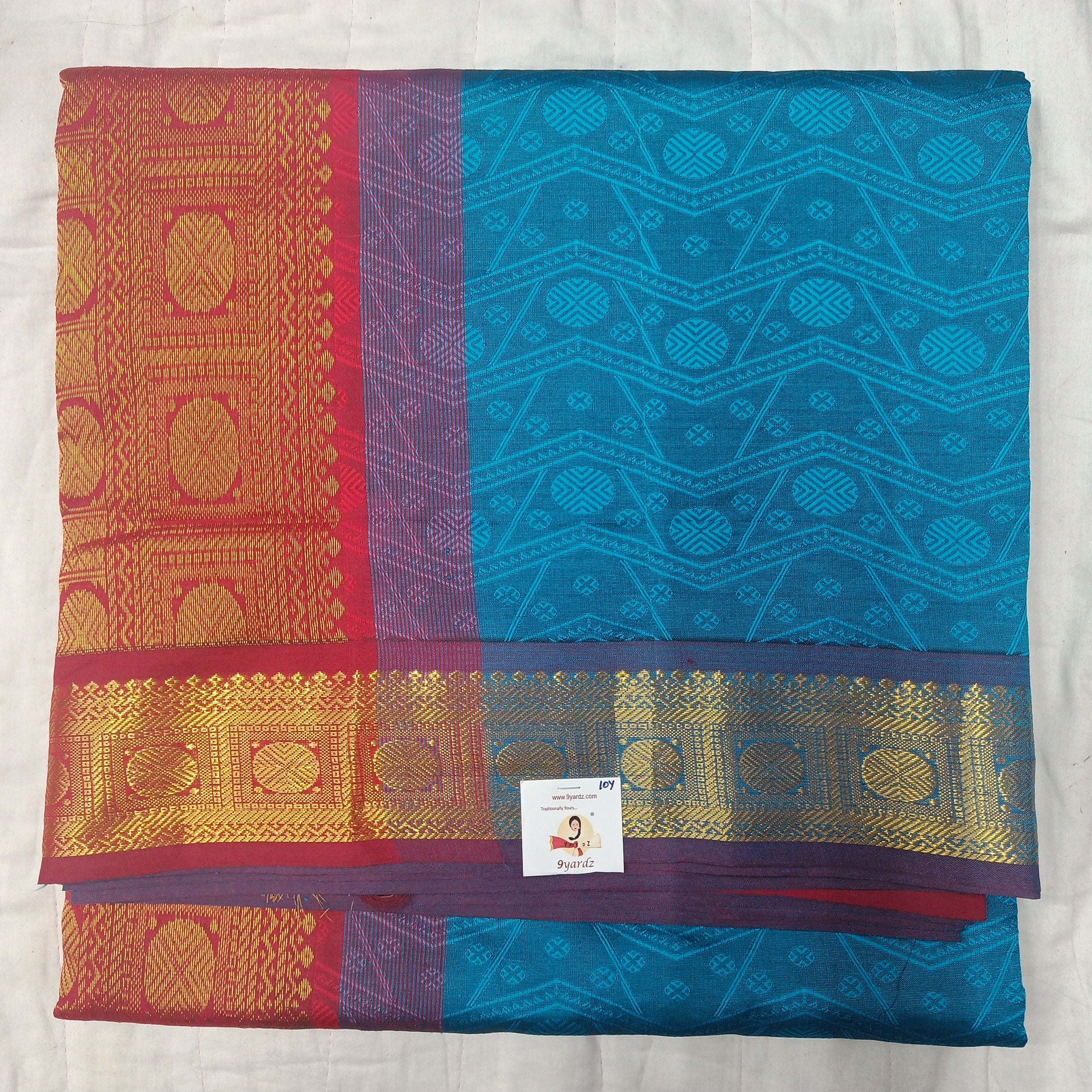 Semi Silk cotton Embossed Madisar