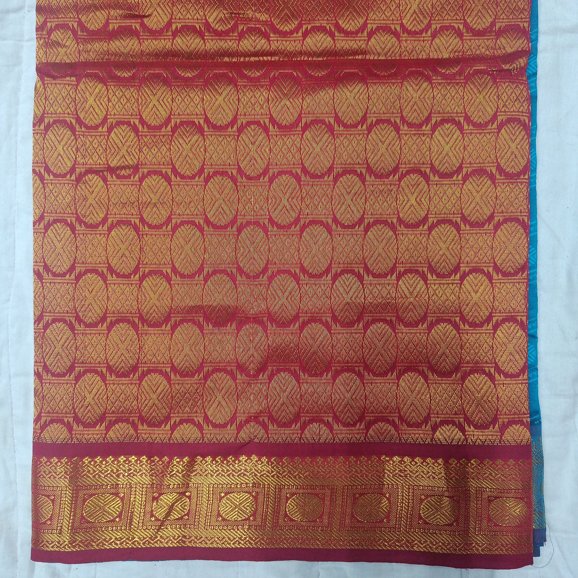 Semi Silk cotton Embossed Madisar