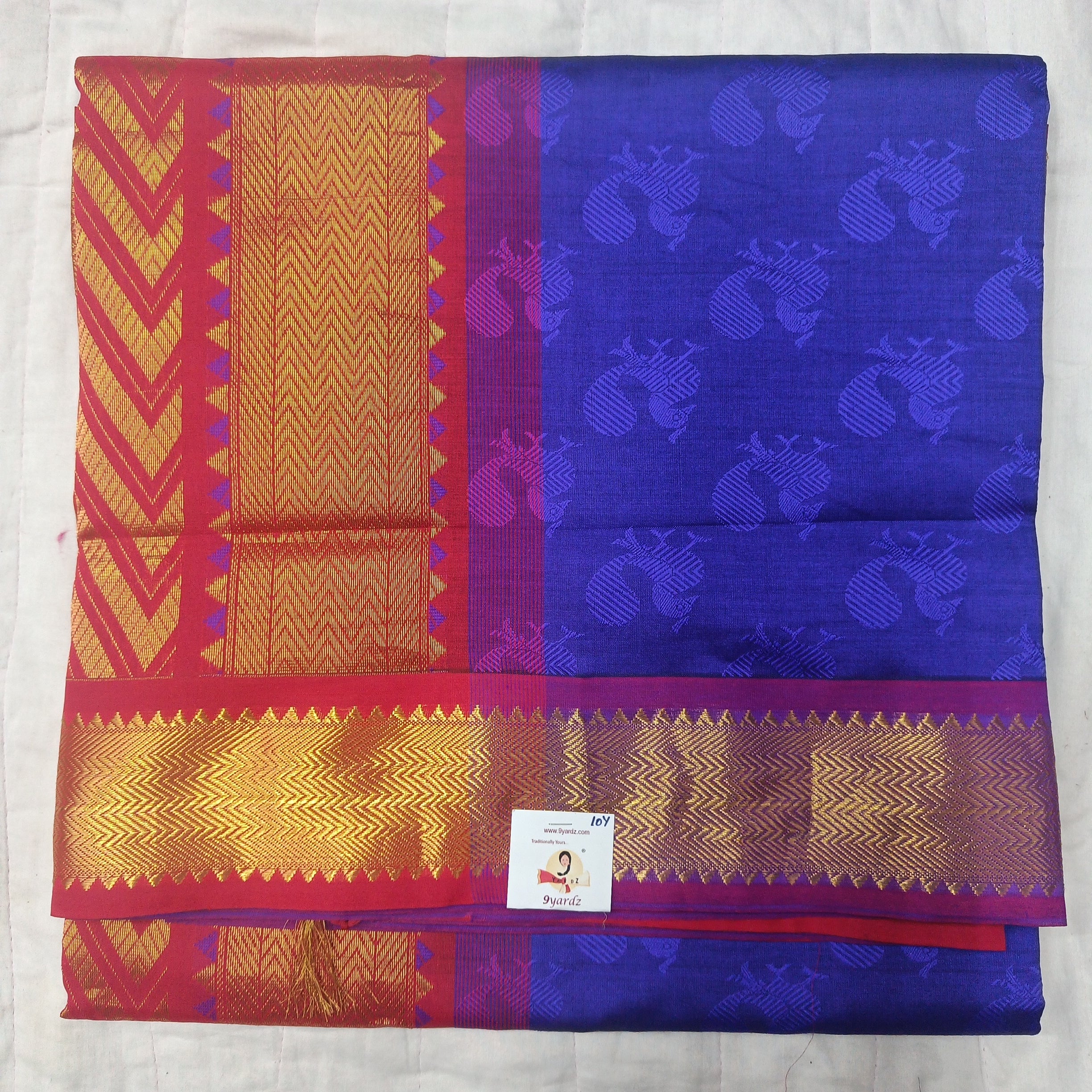 Semi Silk cotton Embossed Madisar