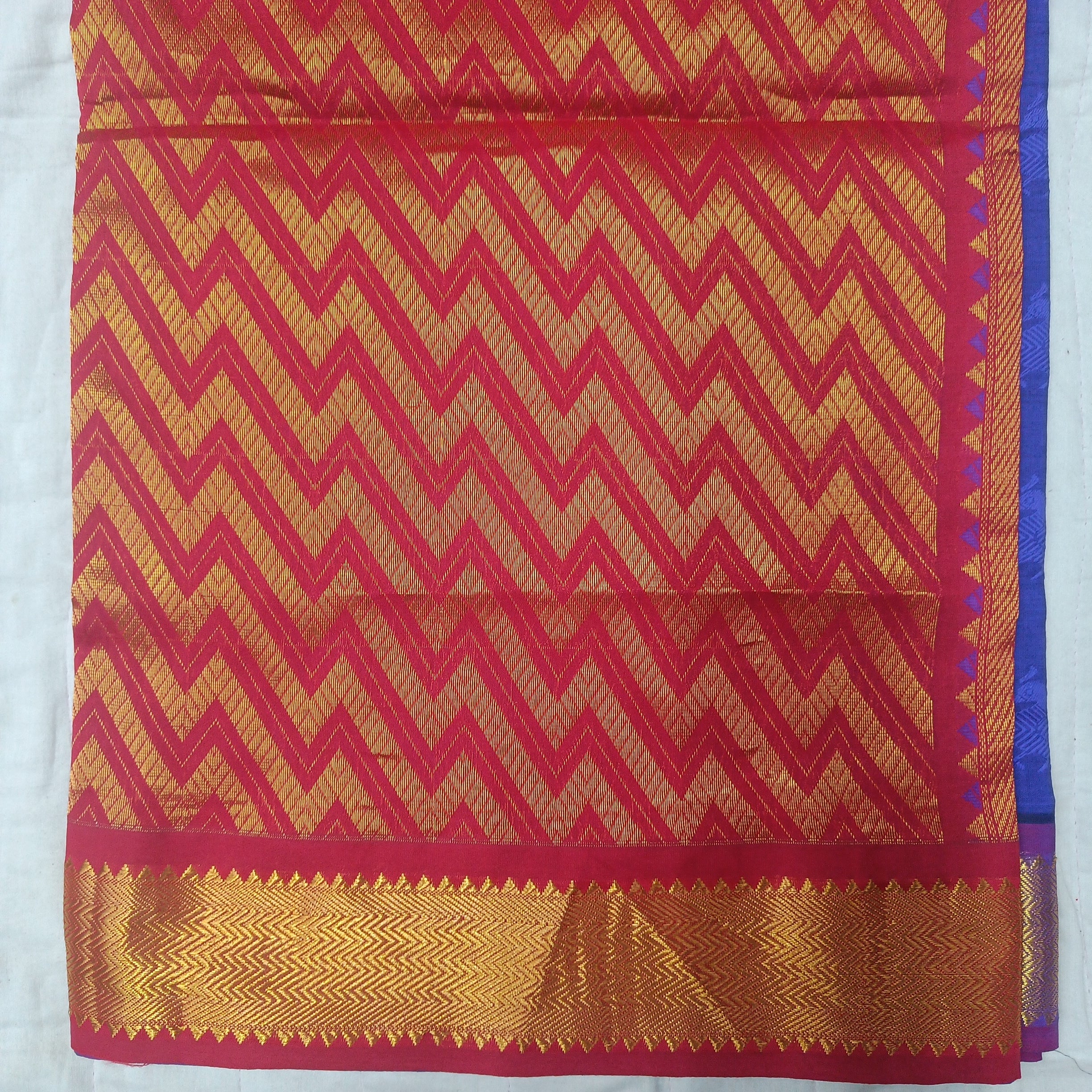 Semi Silk cotton Embossed Madisar