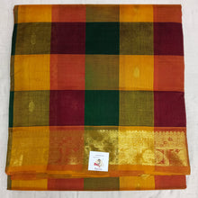 Load image into Gallery viewer, Pure silk cotton- pazhum pazhamum kattam with butta, 10yards (madisar)