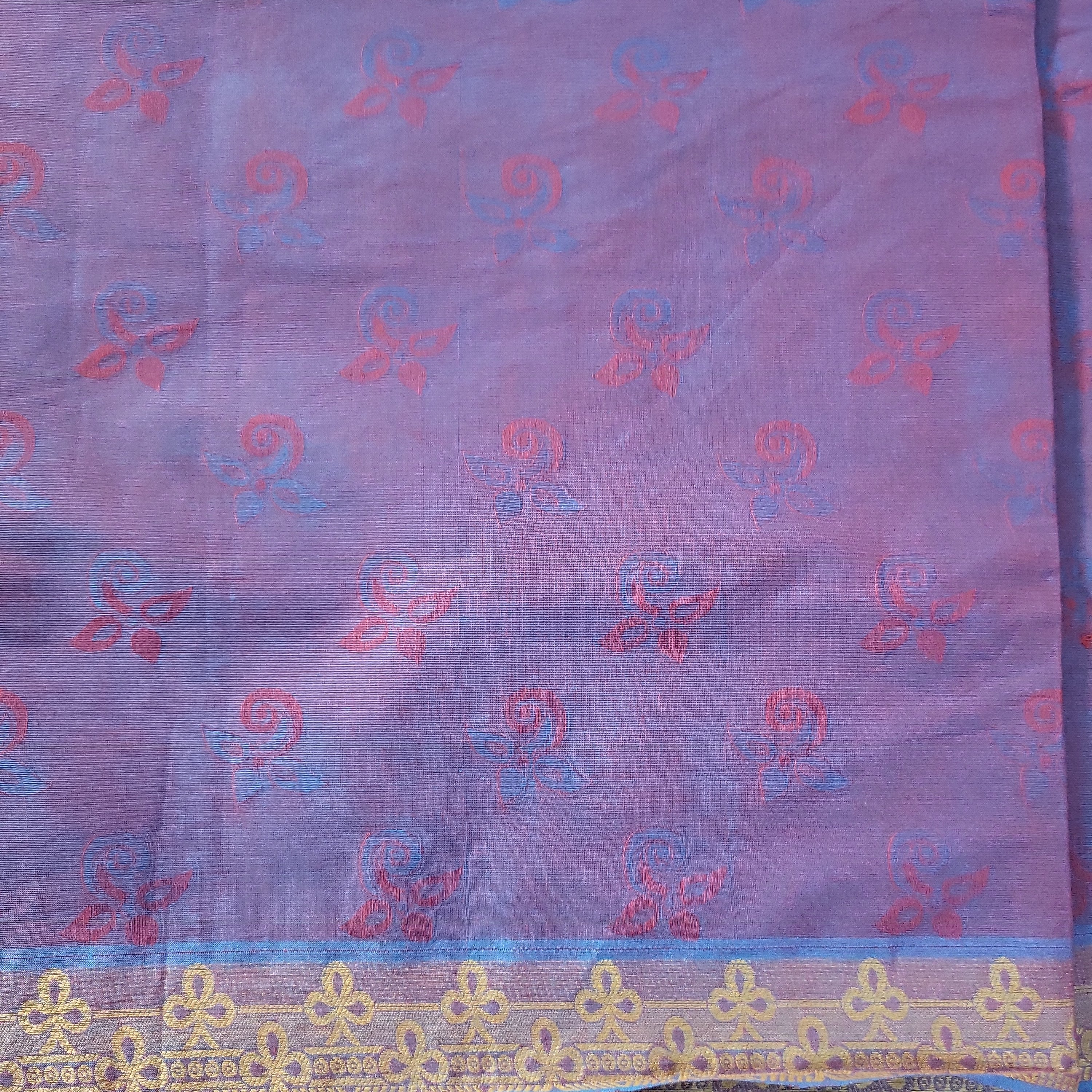 Rich Cotton Embossed madisar 11.5 yards