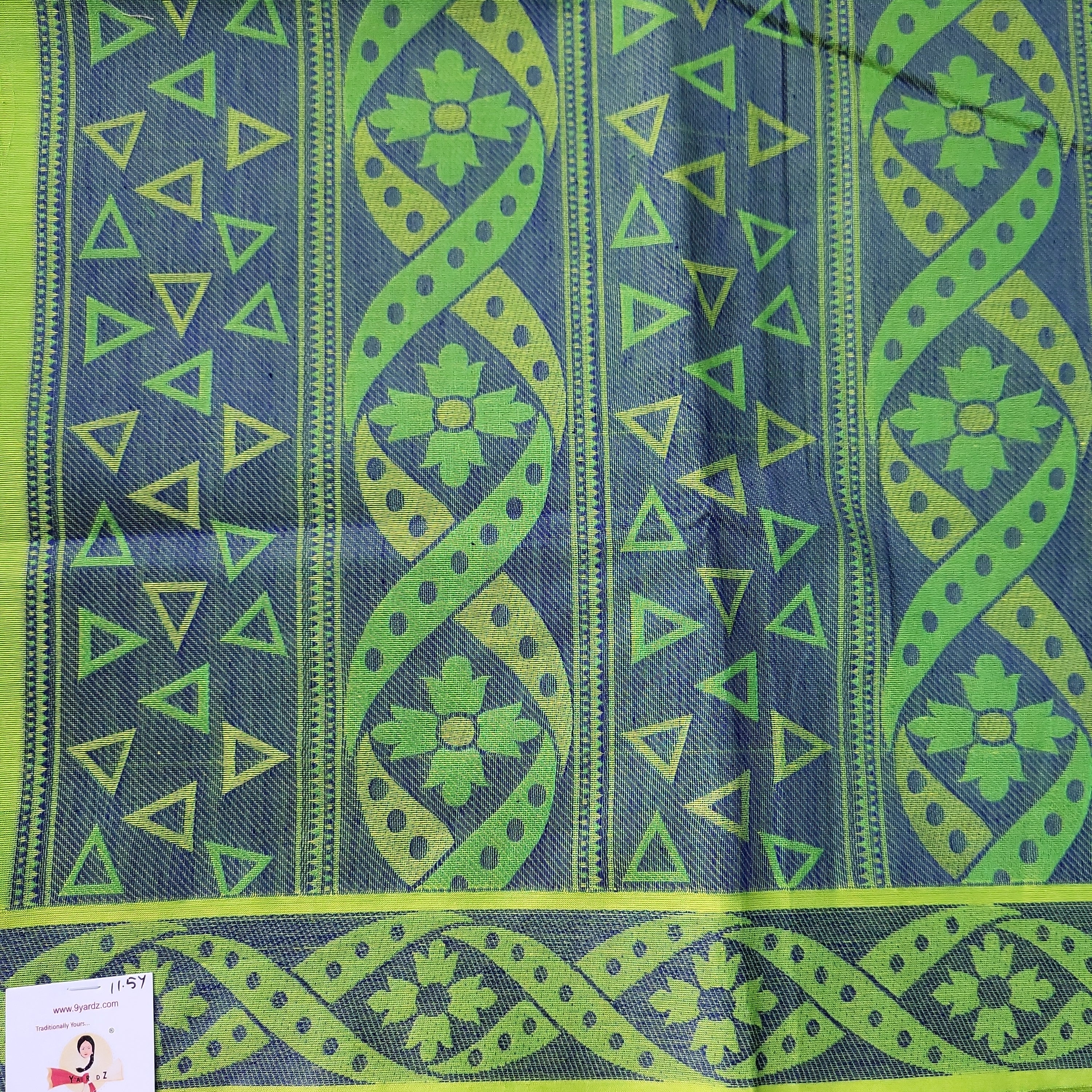 Rich Cotton Embossed madisar 11.5 yards