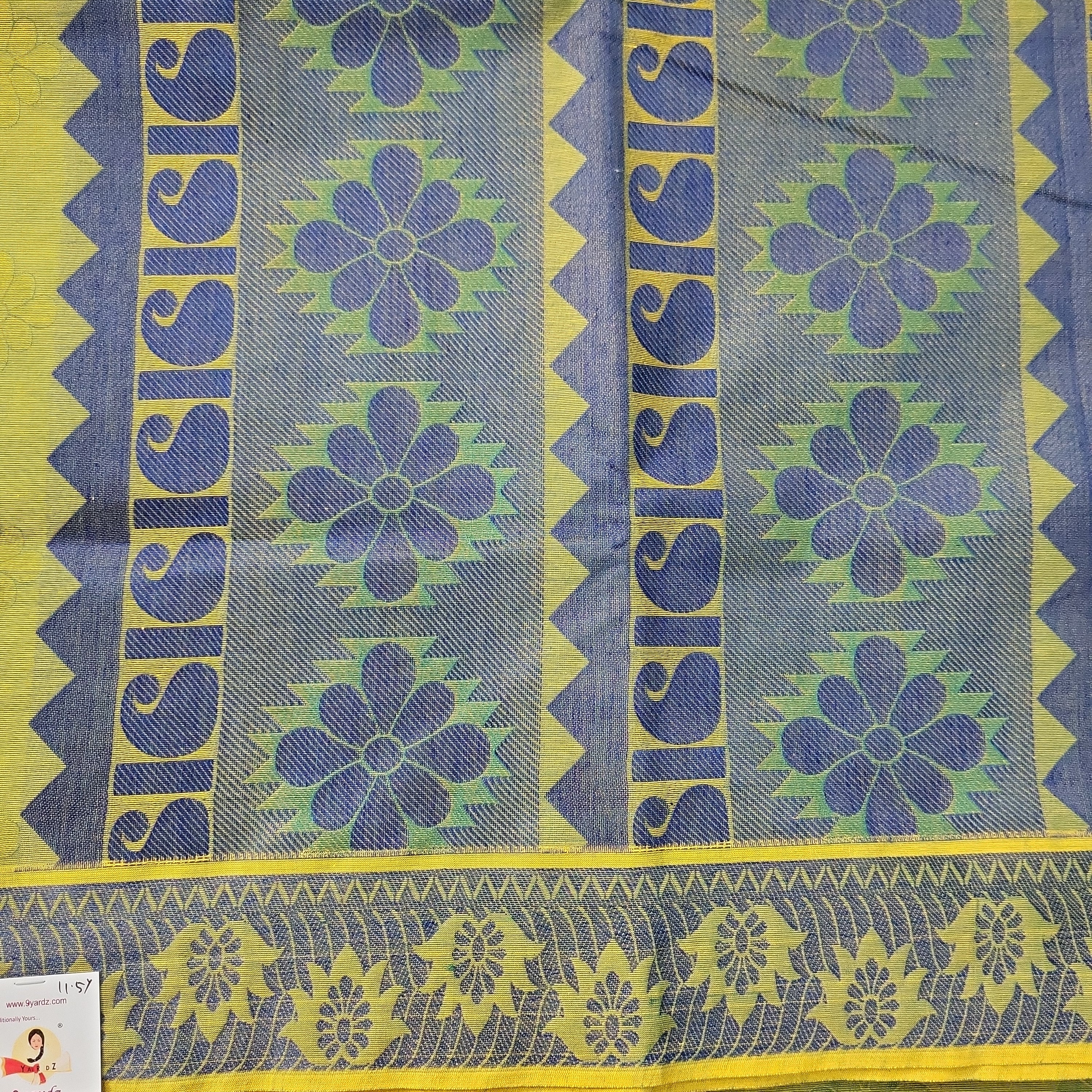 Rich Cotton Embossed madisar 11.5 yards