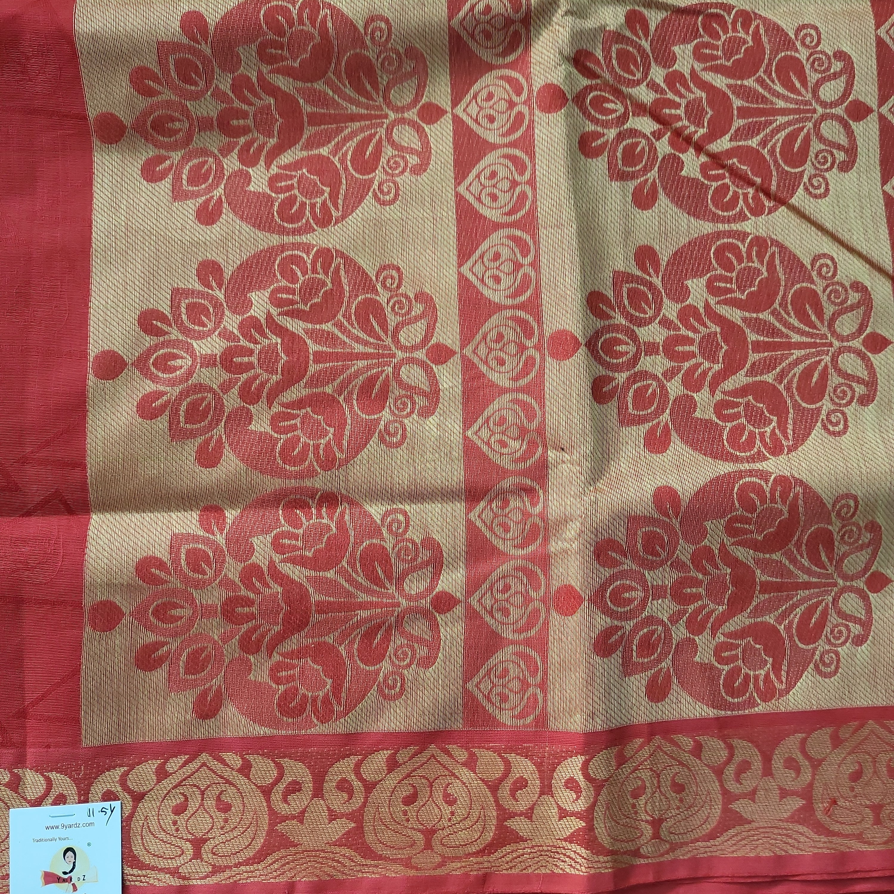Rich Cotton Embossed madisar 11.5 yards