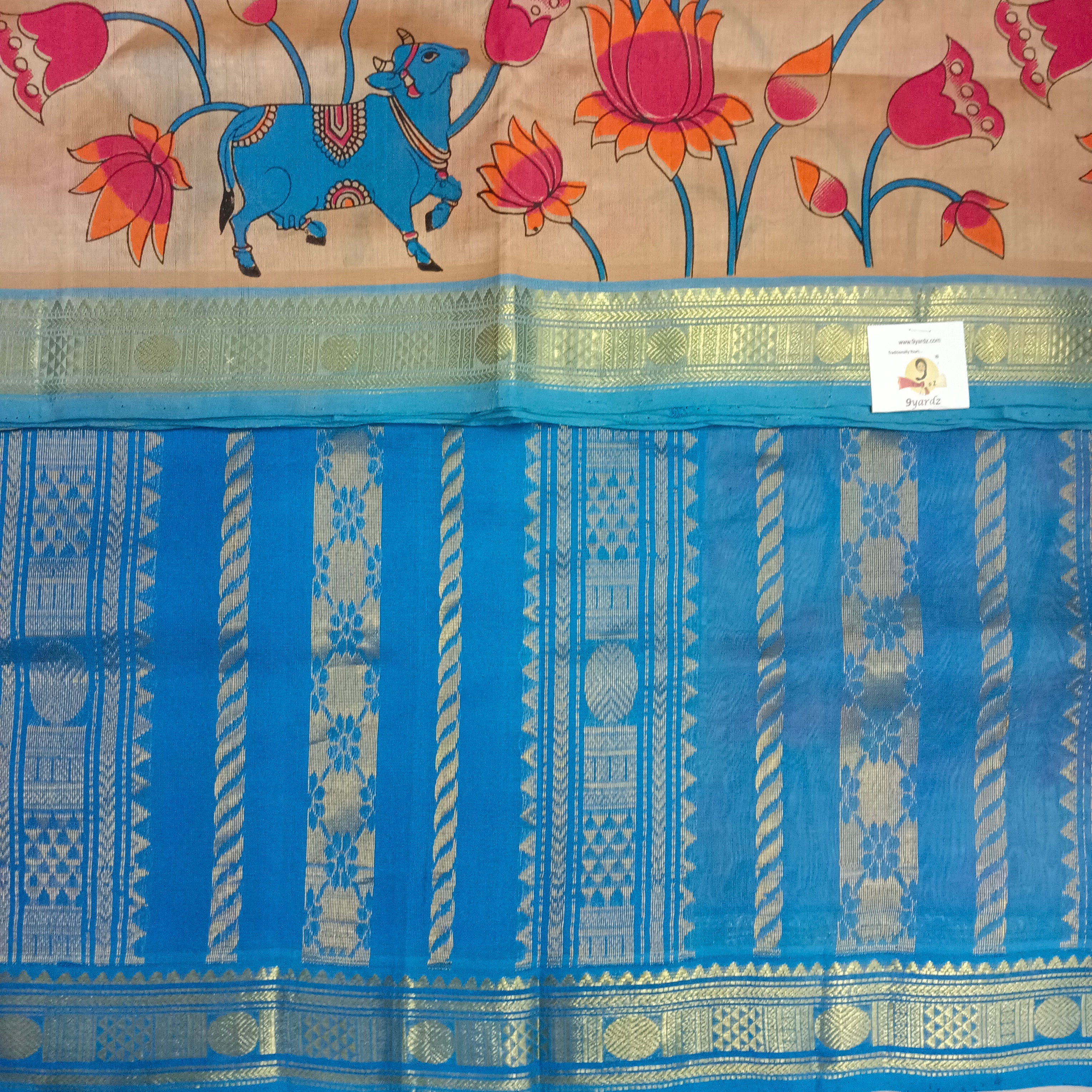 Pure silk cotton Printed 6y