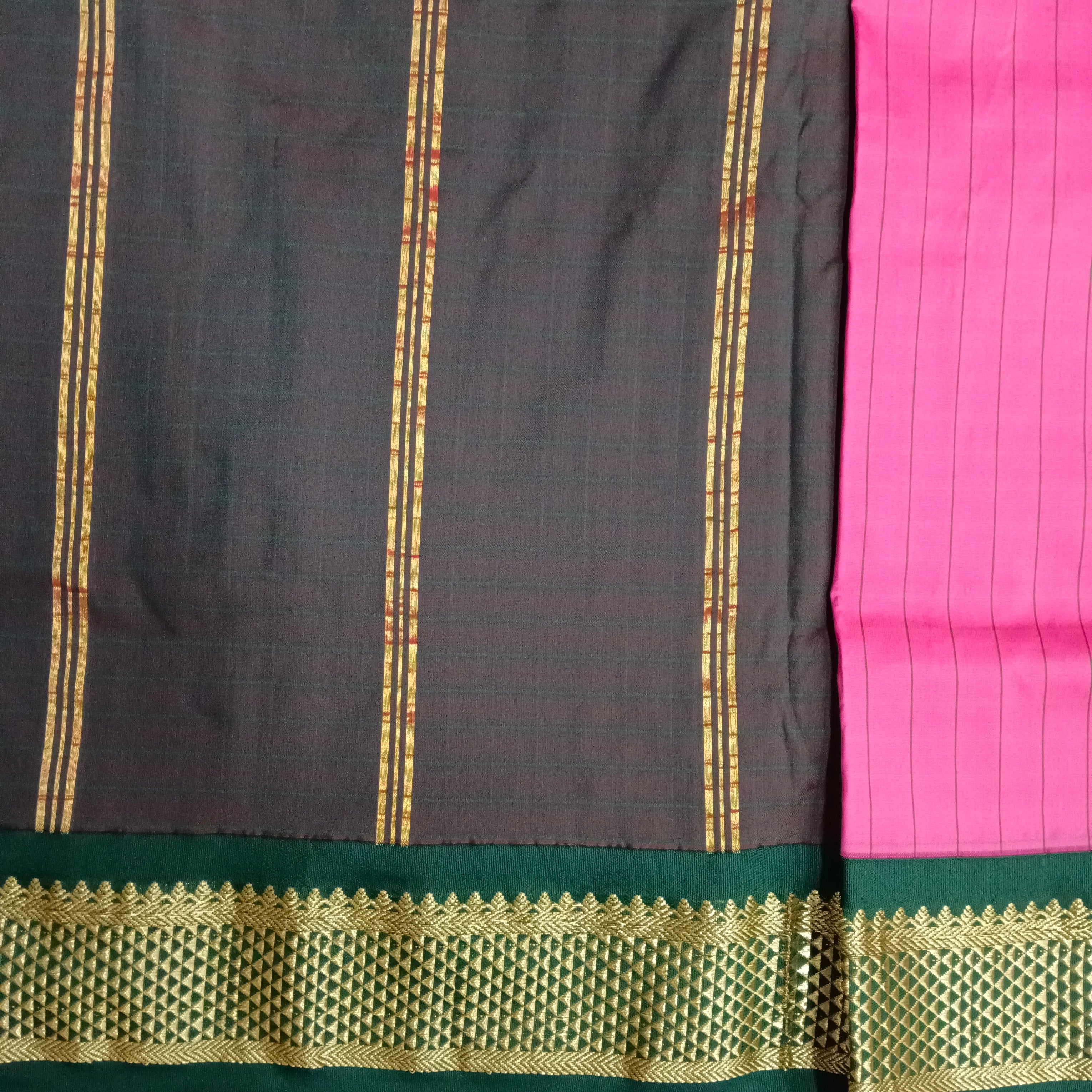 Poly silk 11yards Checked madisar