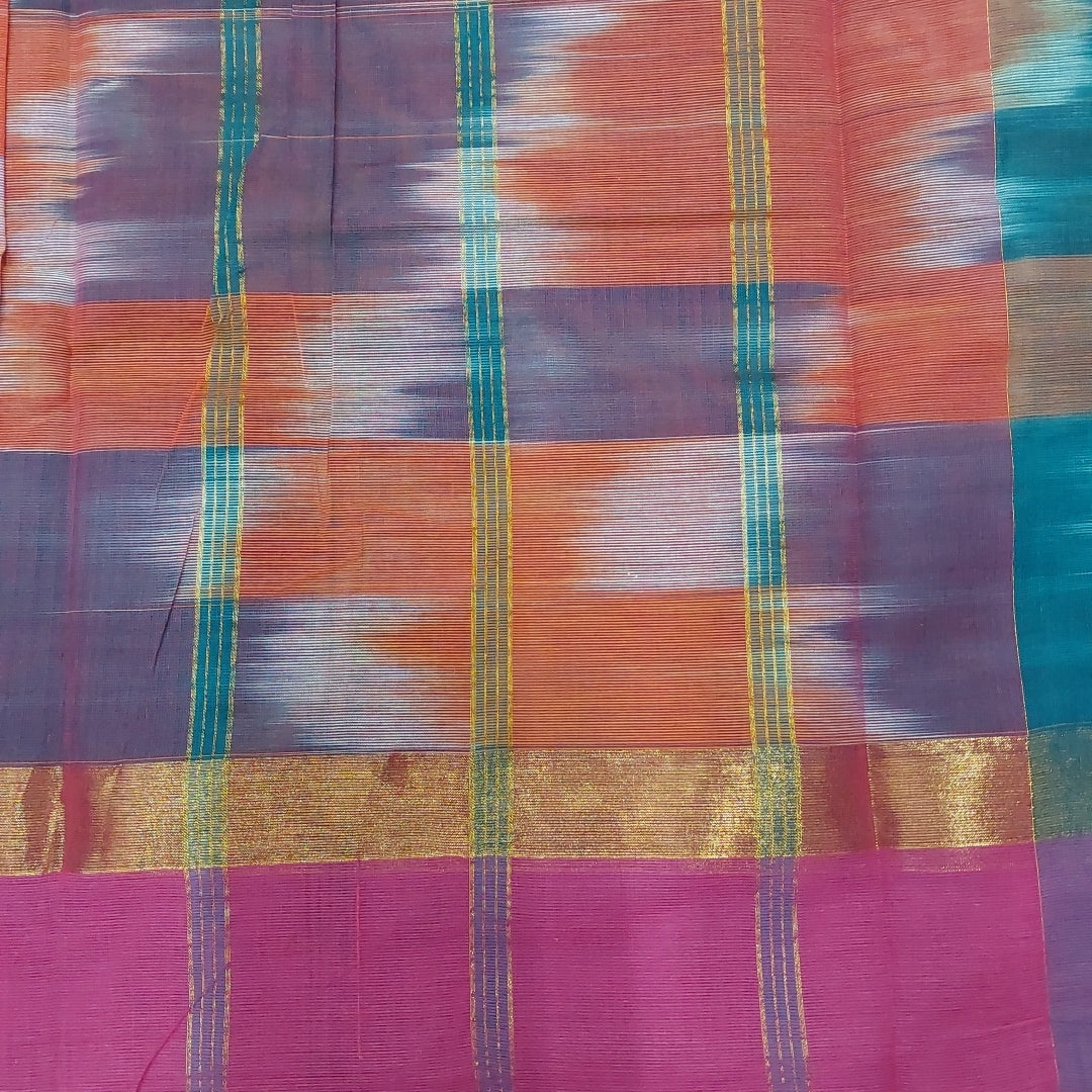 Ikat Cotton sarees 6Yardz