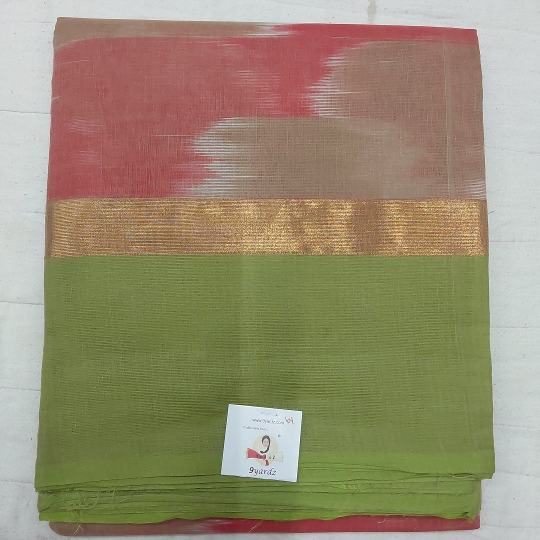 Ikat Cotton sarees 6Yardz