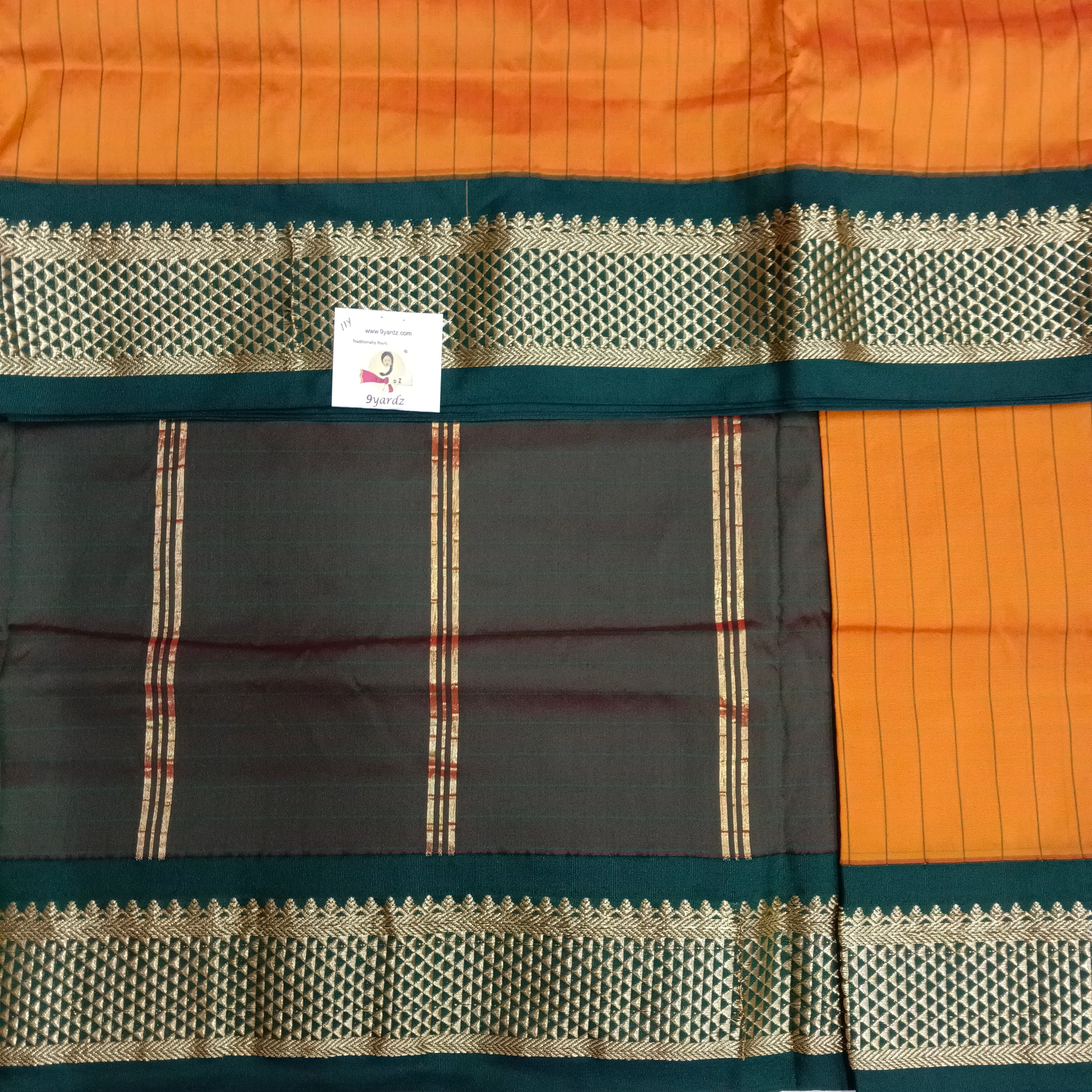 Poly silk 11yards Checked madisar