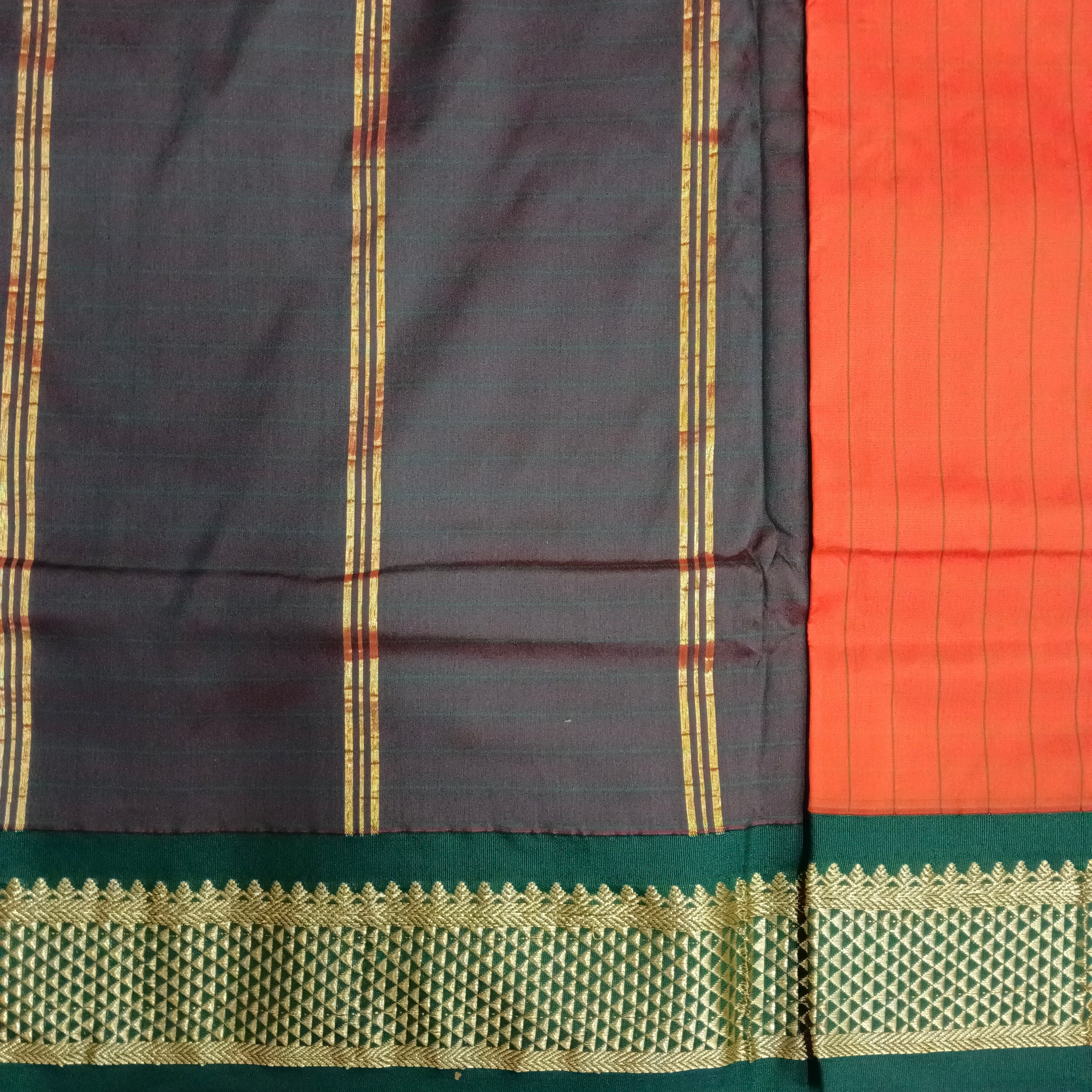 Poly silk 11yards Checked madisar