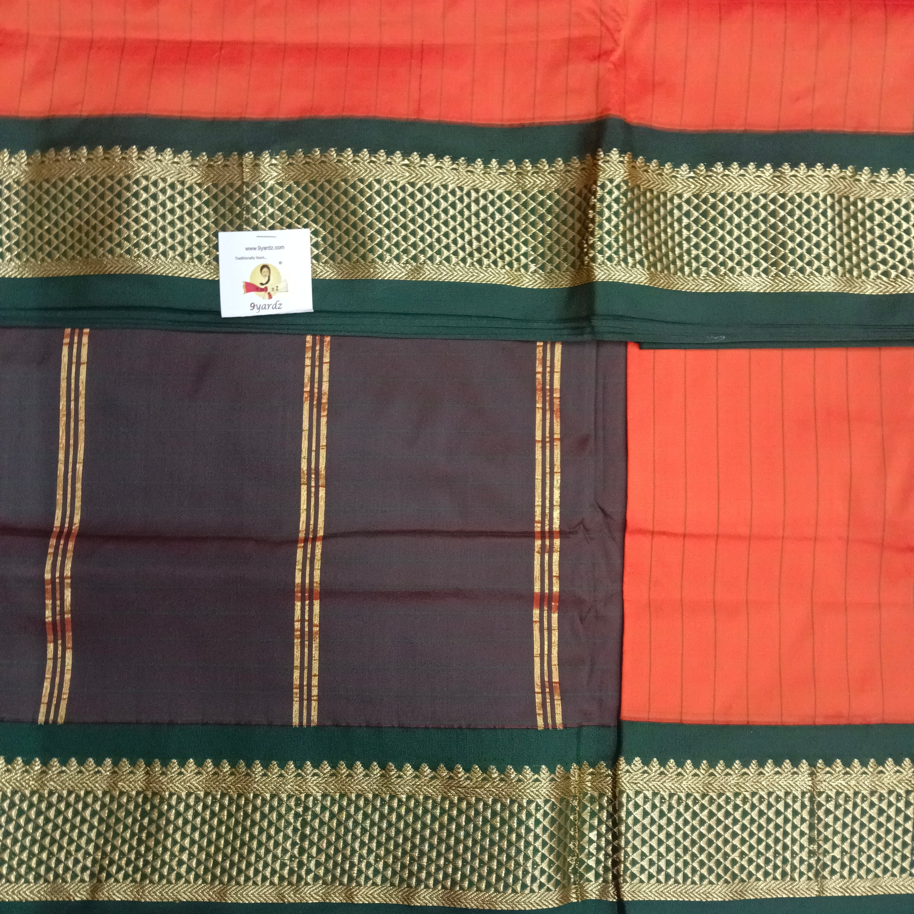 Poly silk 11yards Checked madisar