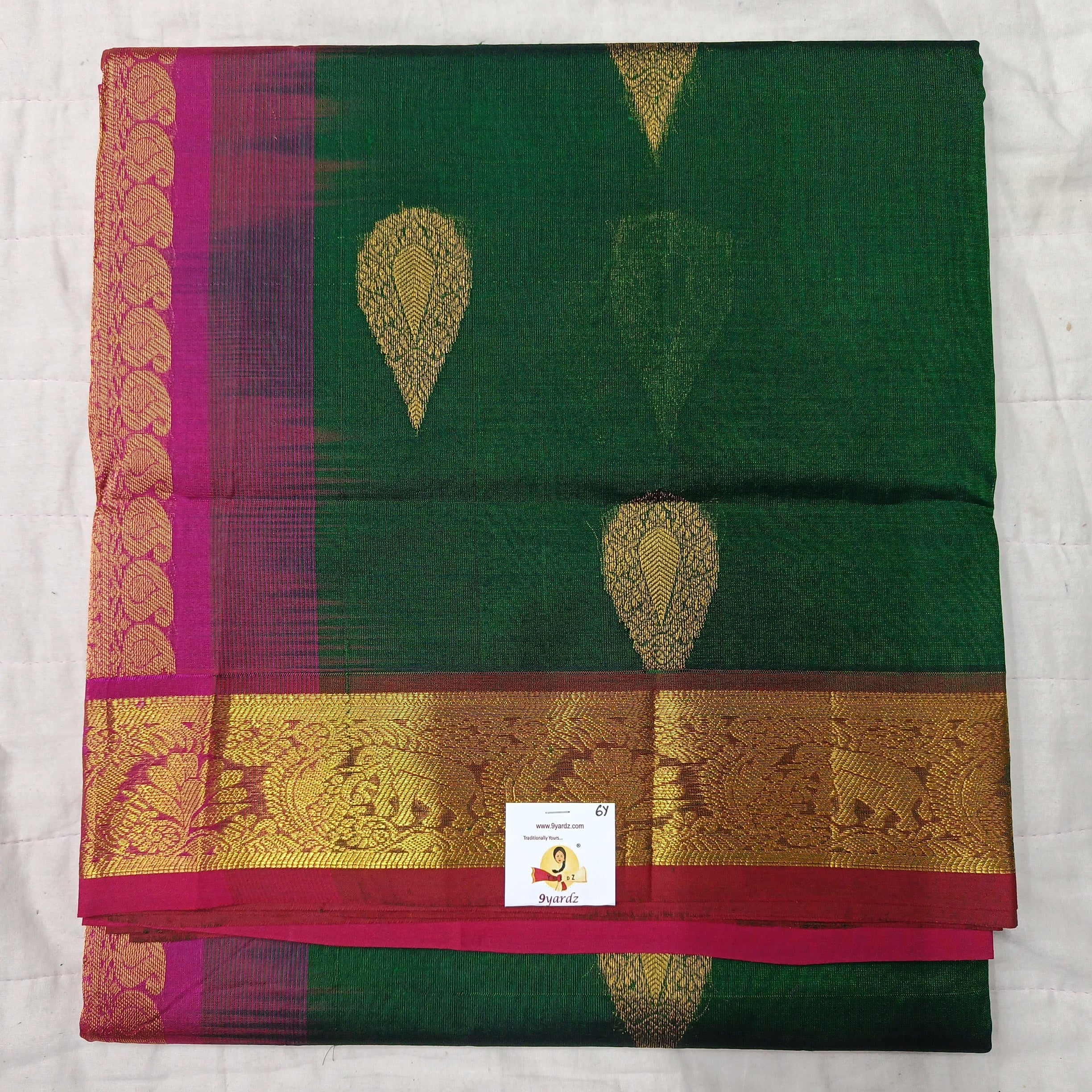 Pure silk cotton 6 yards