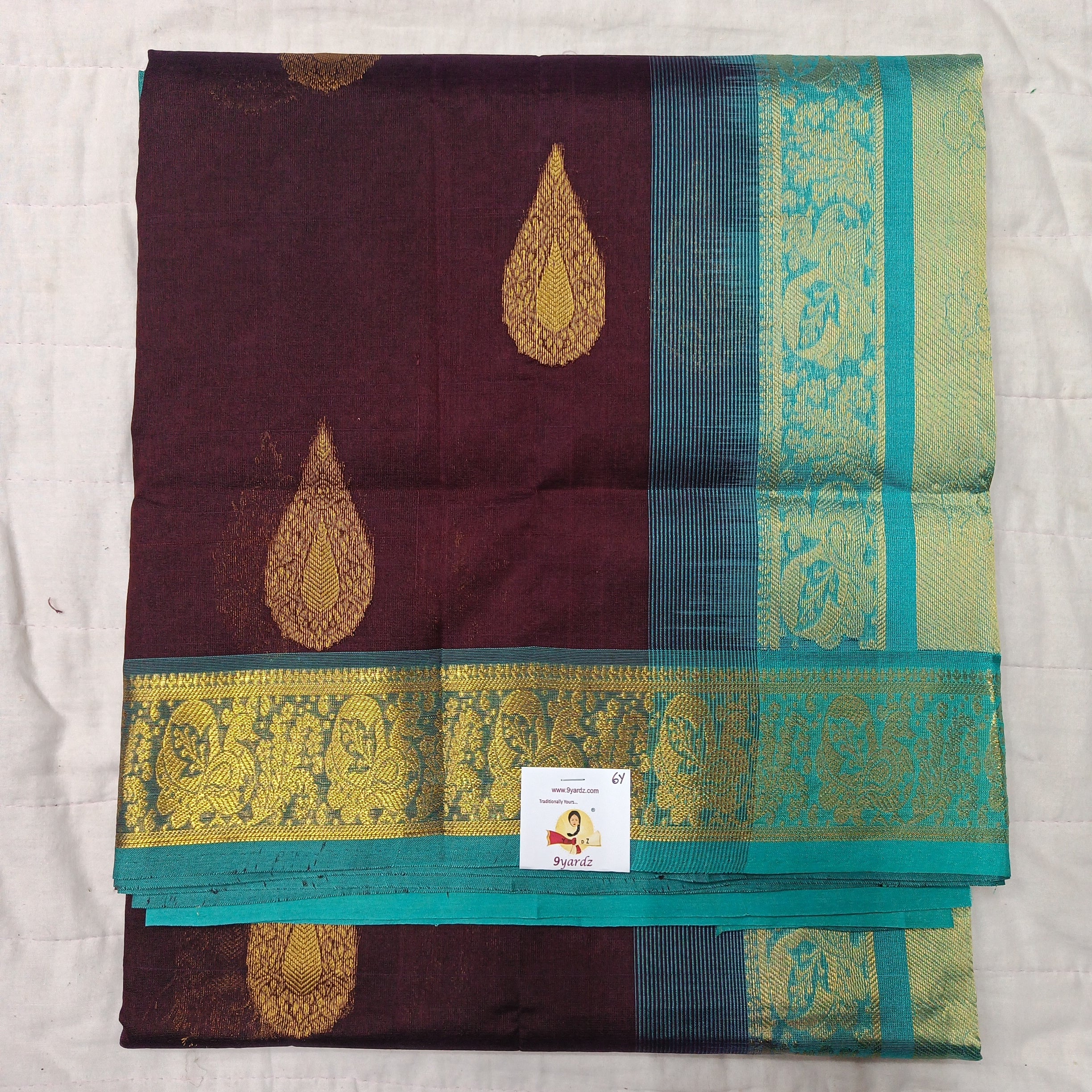 Pure silk cotton 6 yards