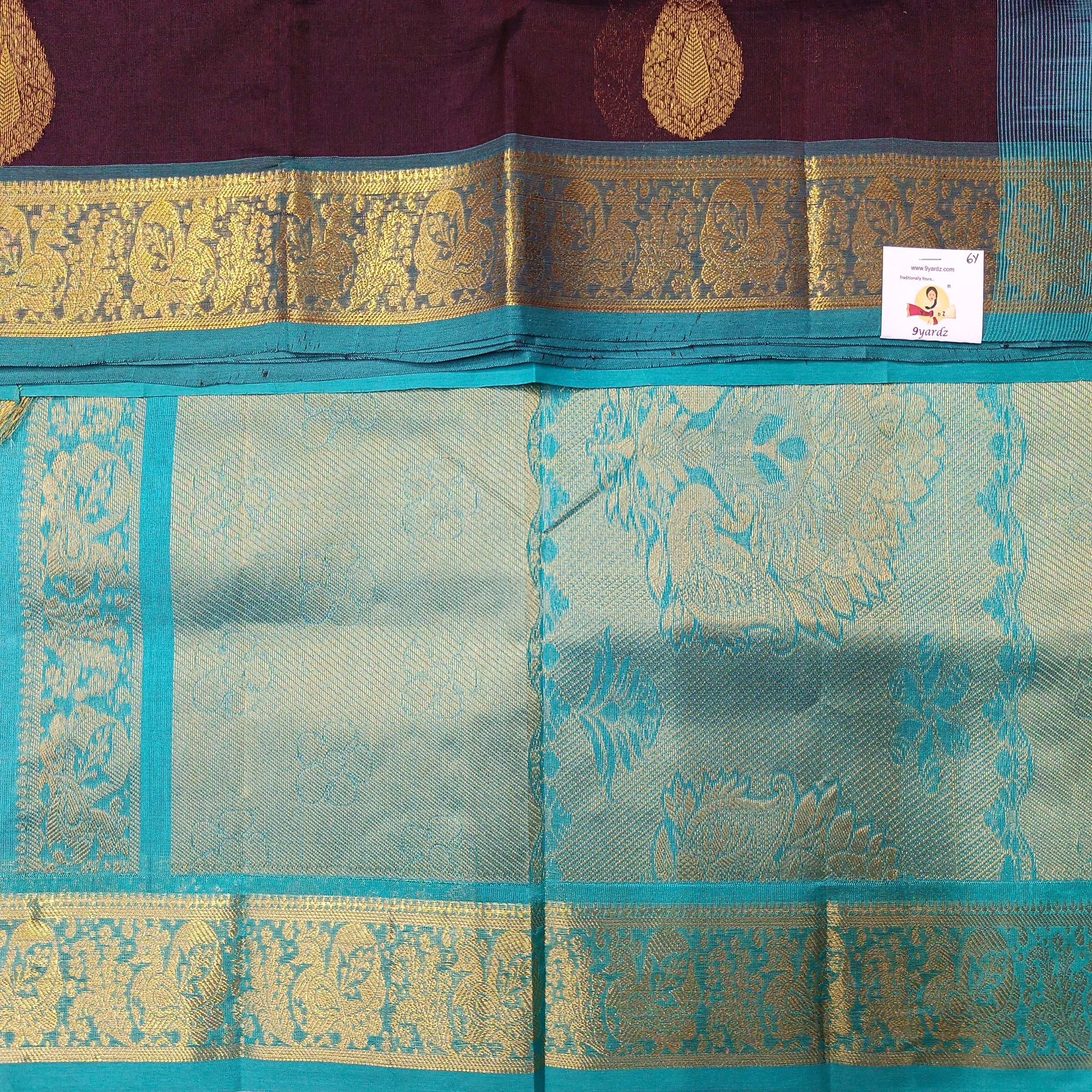 Pure silk cotton 6 yards