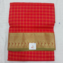 Load image into Gallery viewer, Poly silk 9.5yards checked madisar