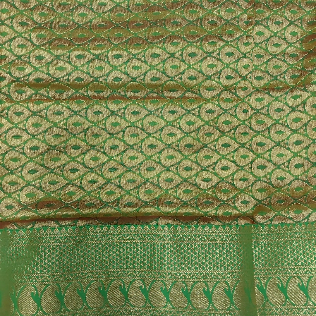 Poly silk 9.5yards checked madisar