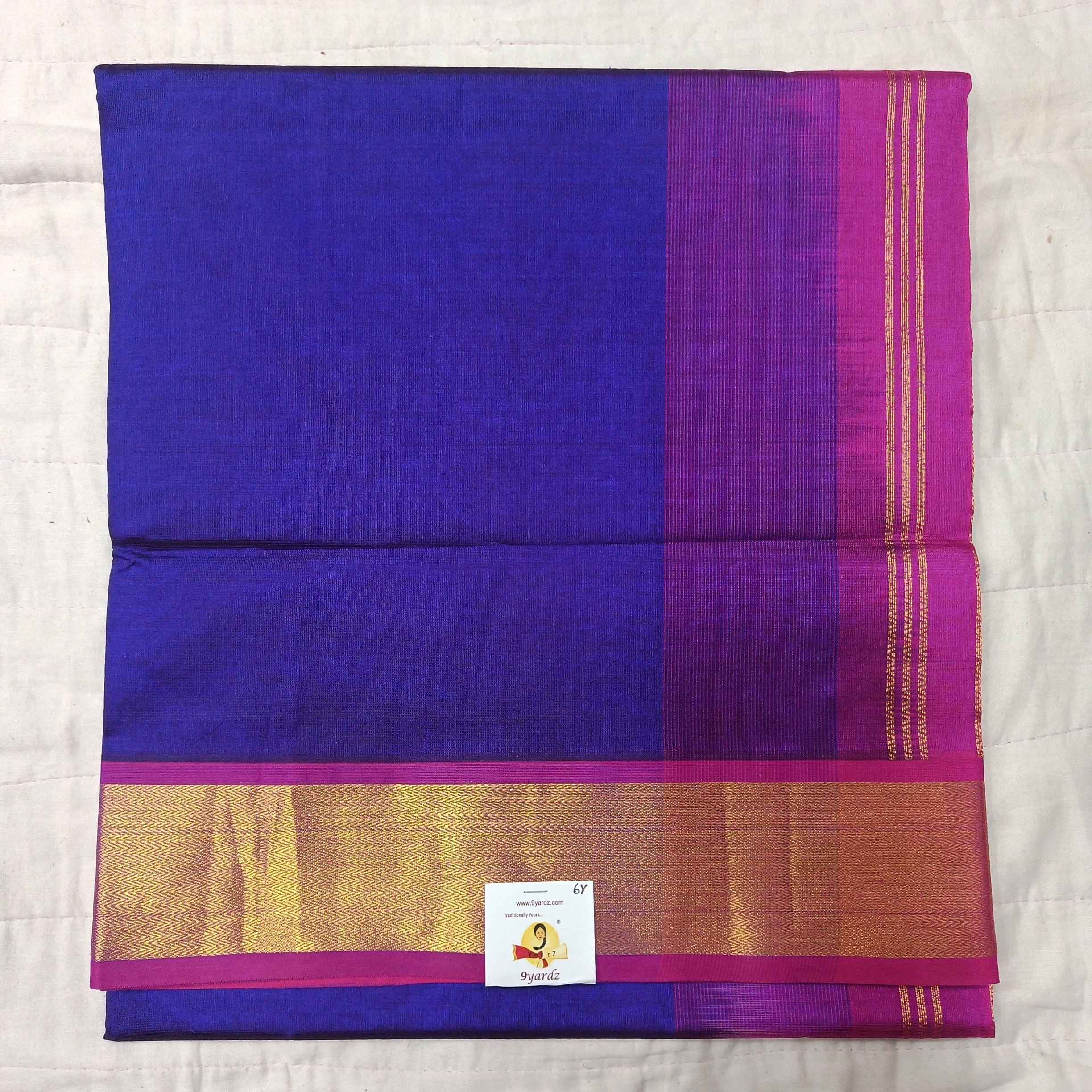 Pure silk cotton 6 yards